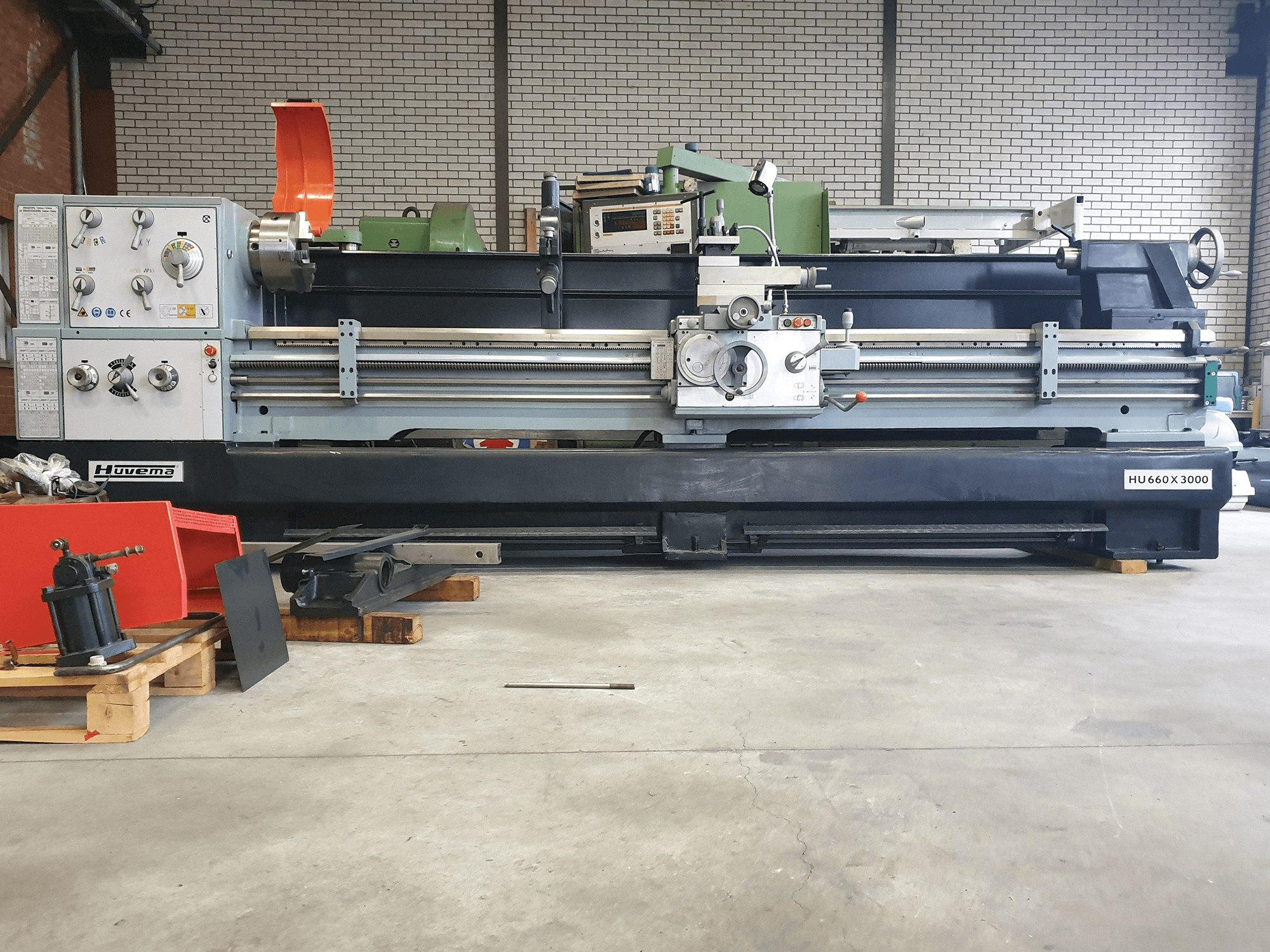 Makine HUVEMA - Önden görünüm HU 660 X 3000