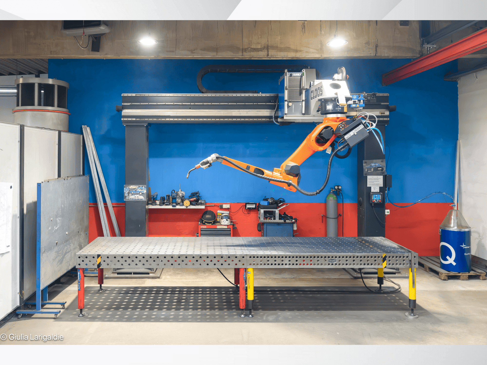 Makine CLOOS Instant pro IRPS - Önden görünüm