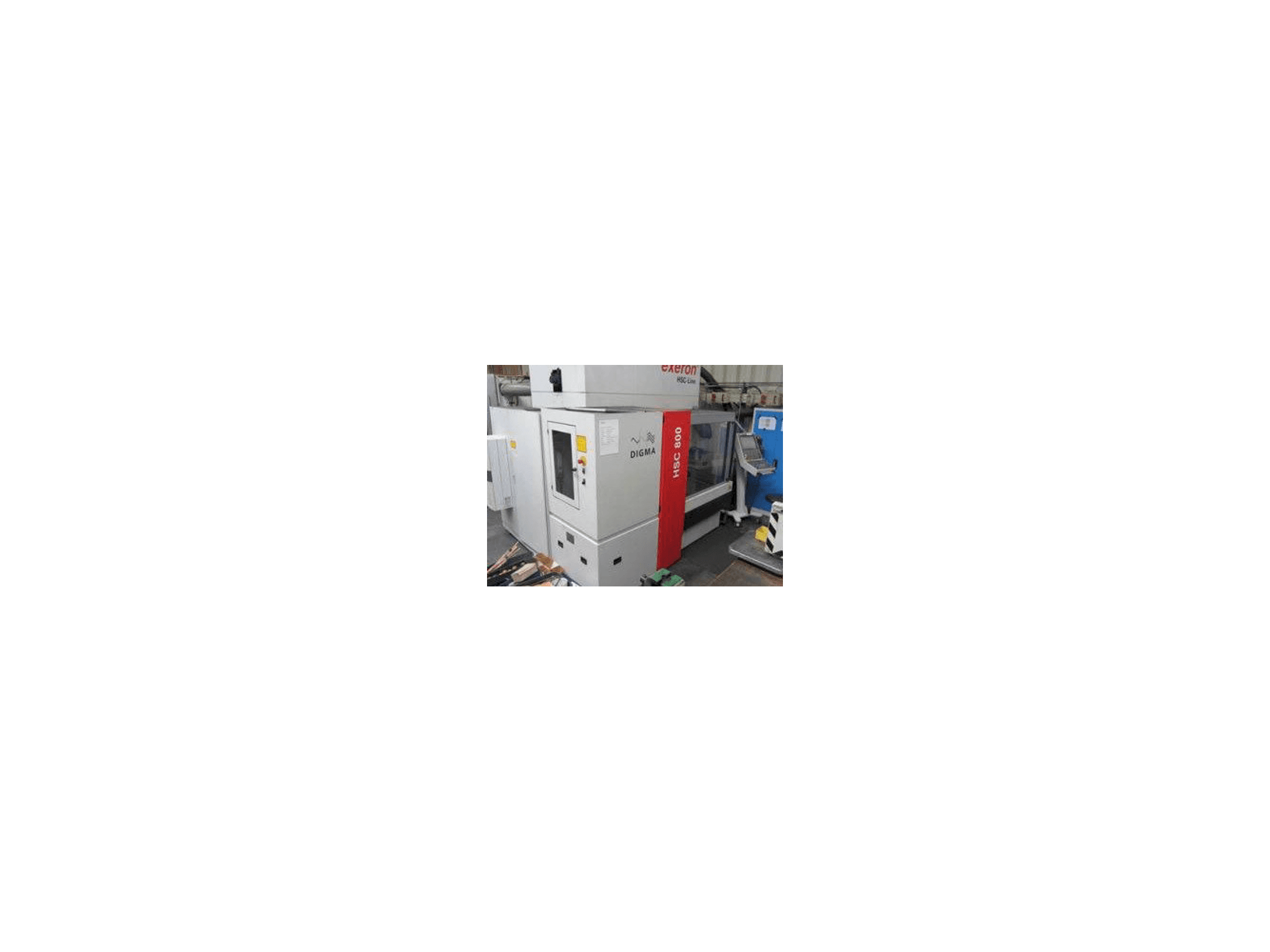 Makine Exeron HSC 800 - Önden görünüm