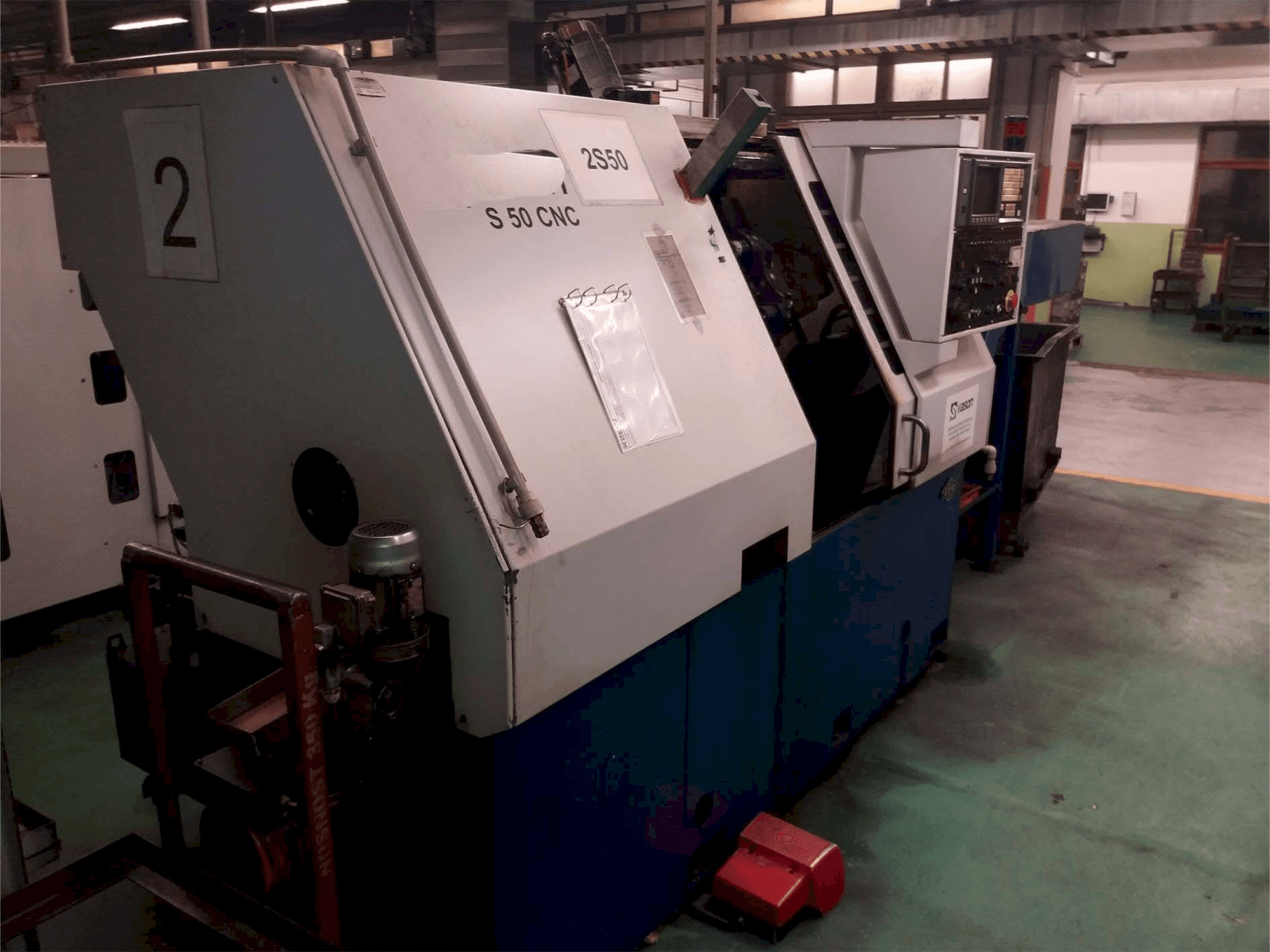 Makine ZPS S-50 CNC - Önden görünüm