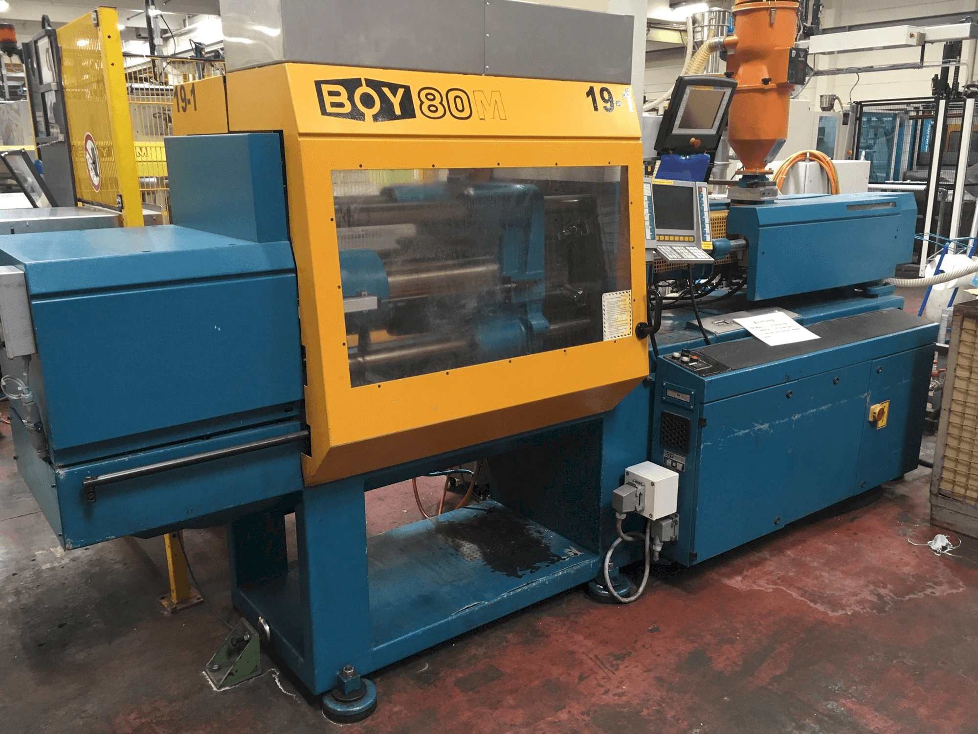 Makine Dr. Boy 80M - Önden görünüm