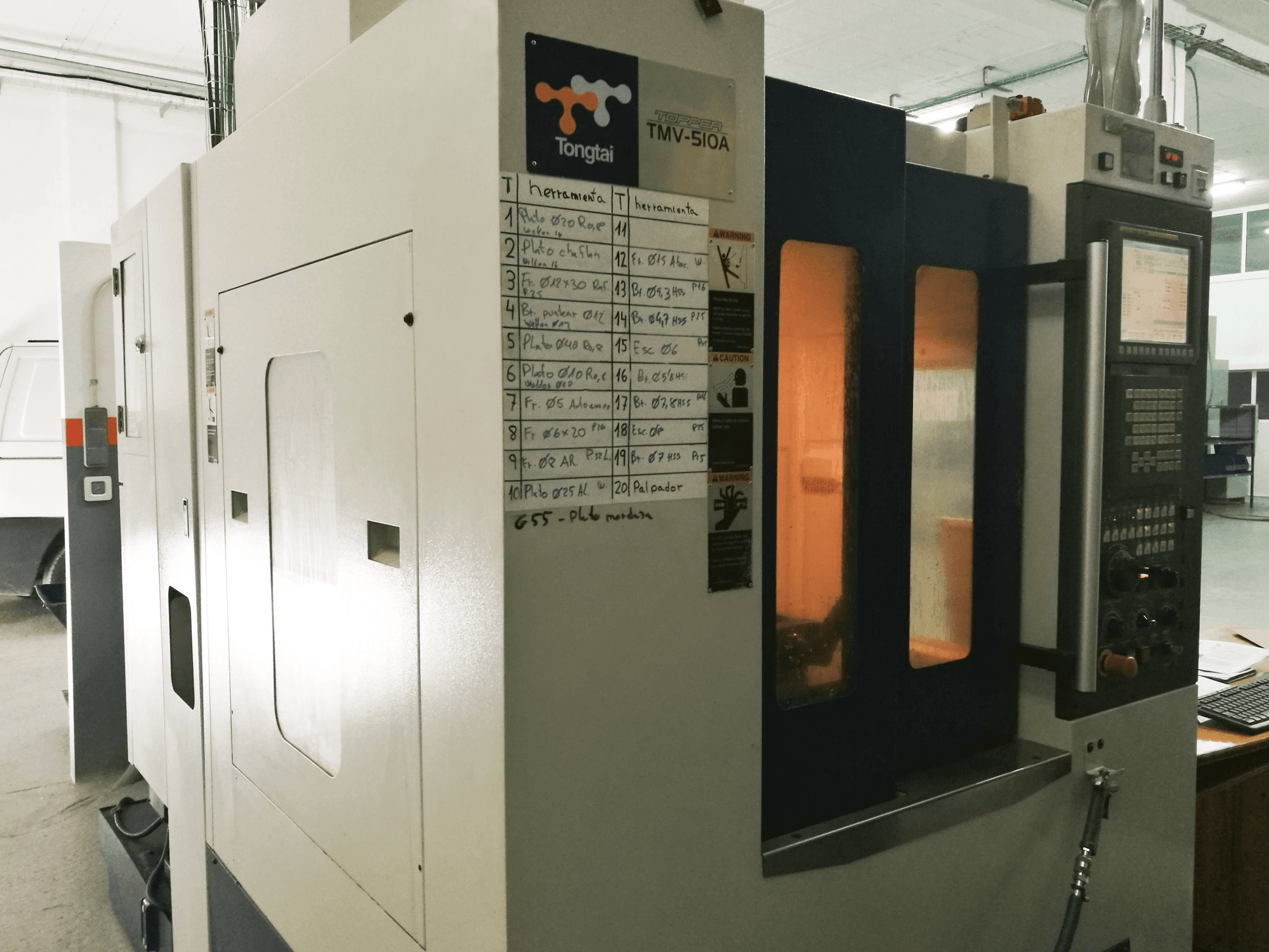 Makine Tongtai - Sol taraftaki görüntü TMV-510A