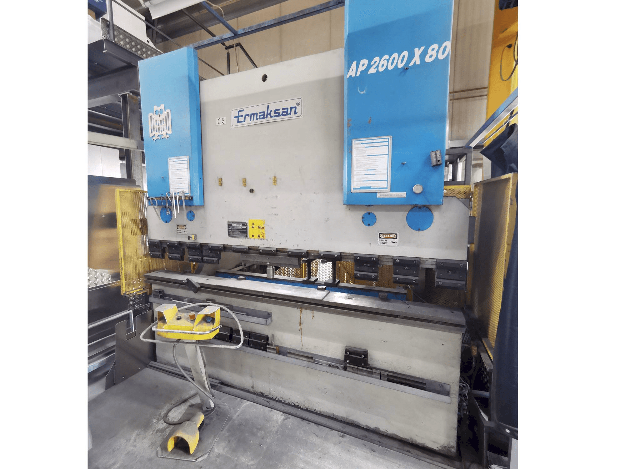 Makine ERMAKSAN AP 2600 - 80 - Önden görünüm