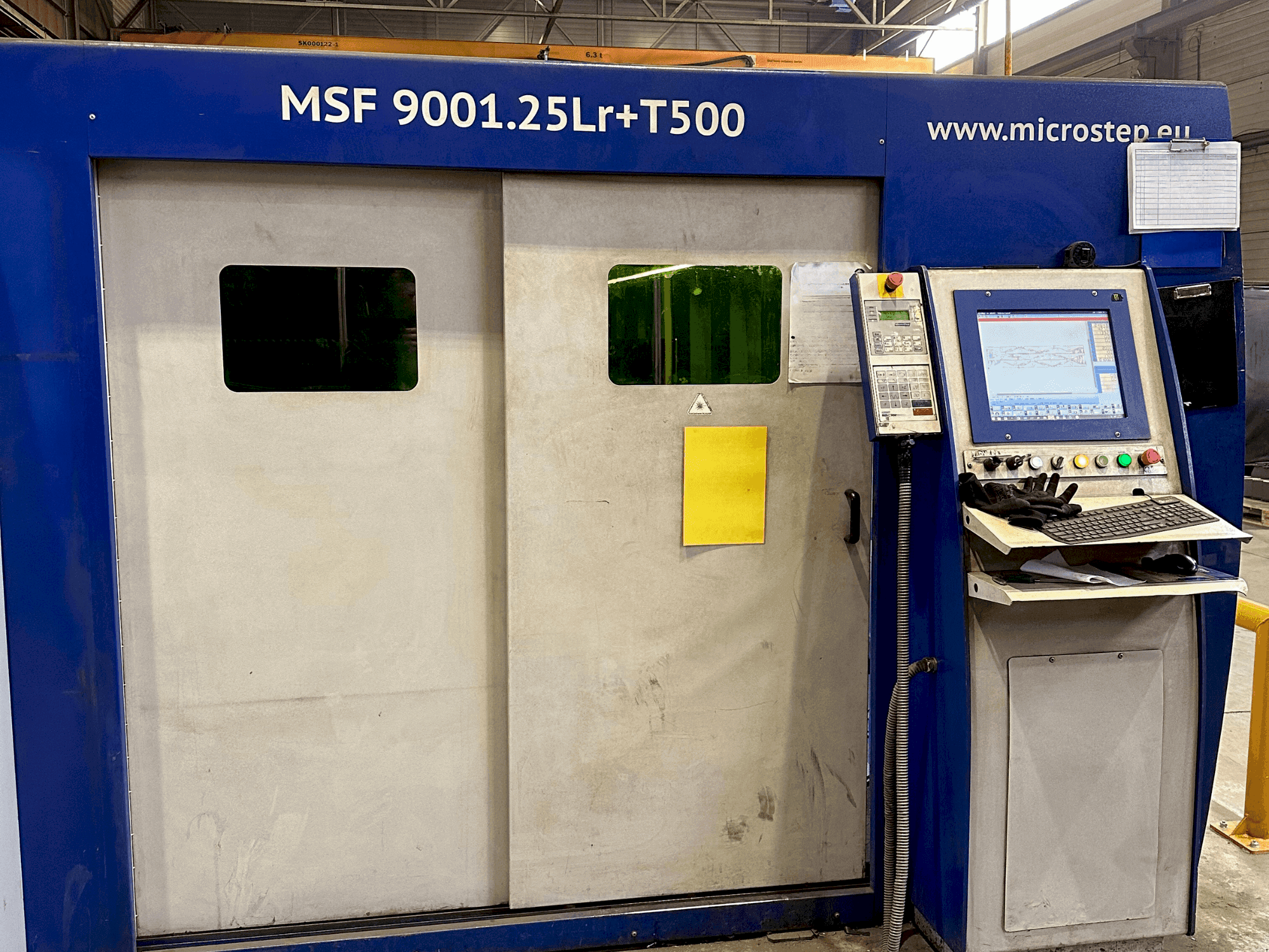 Makine MicroStep MSF 9001.25Lr+T500 (2015) - Önden görünüm