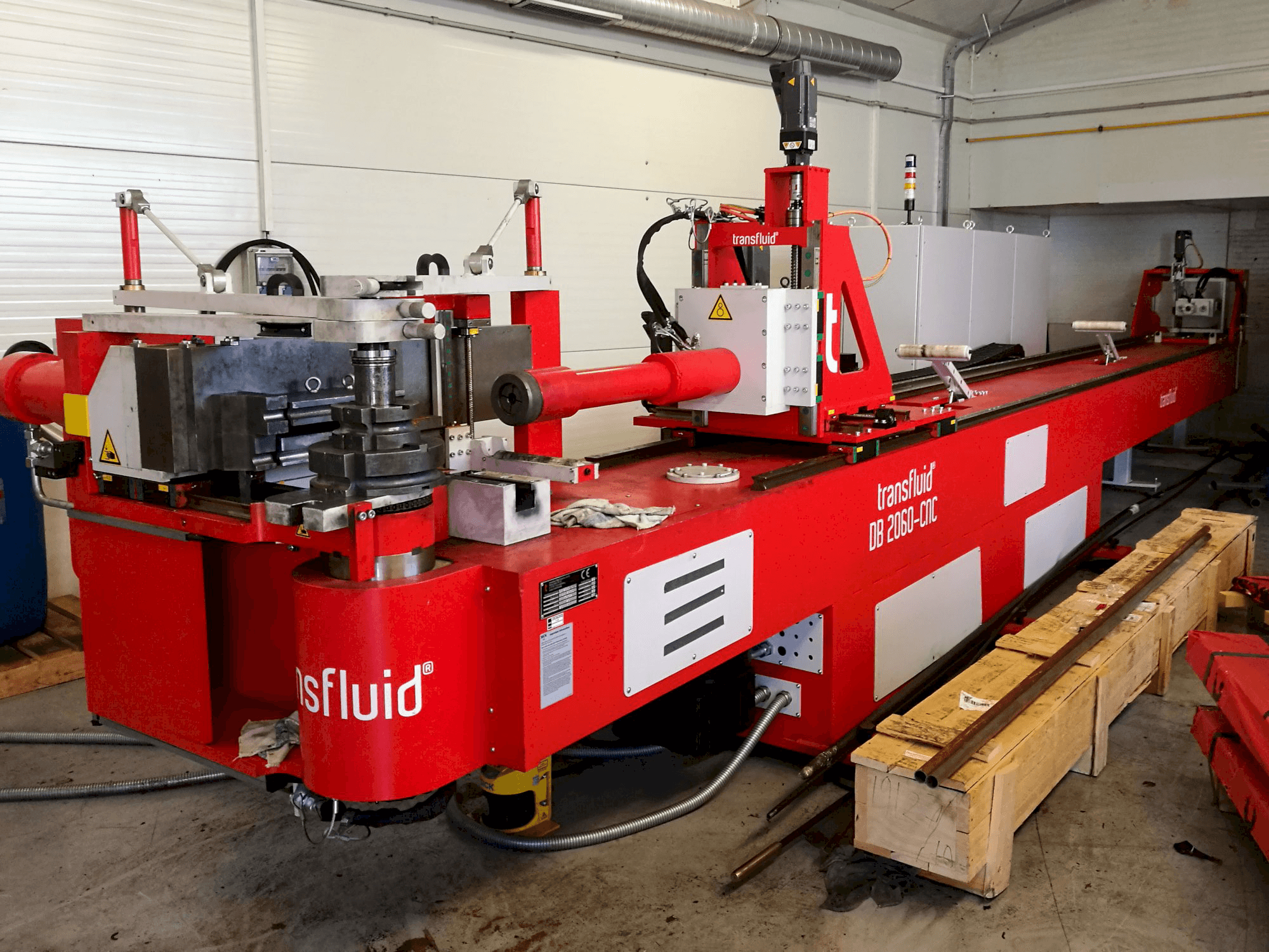 Makine Transfluid - Sağdan görünüm DB 2060