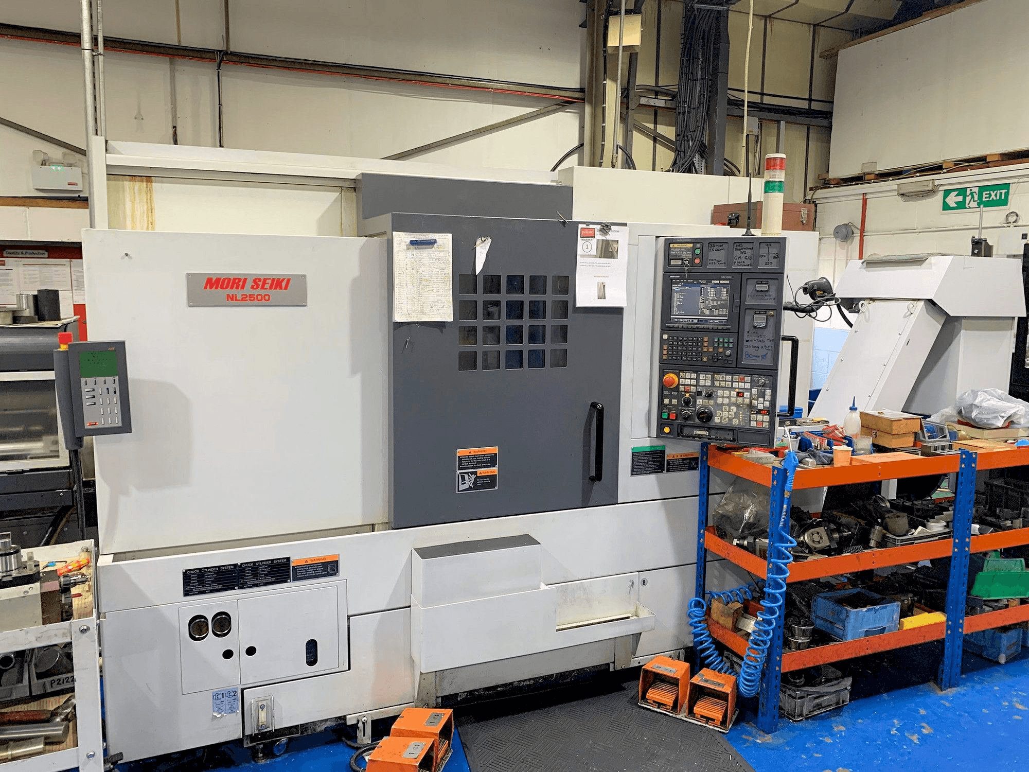 Makine MORI SEIKI NL2500SY / 700 - Önden görünüm