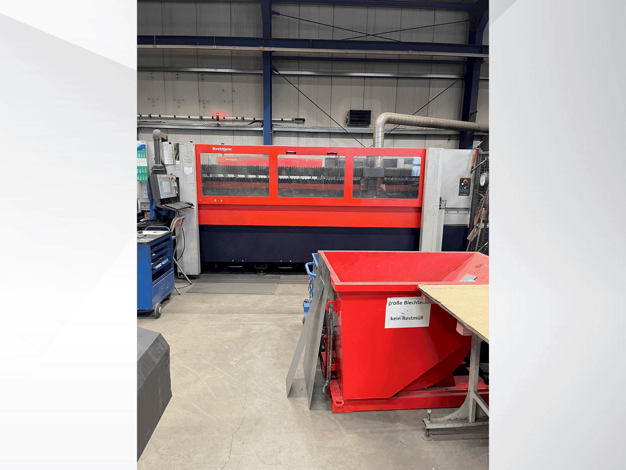 Makine Bystronic Bystar 3015 - Önden görünüm