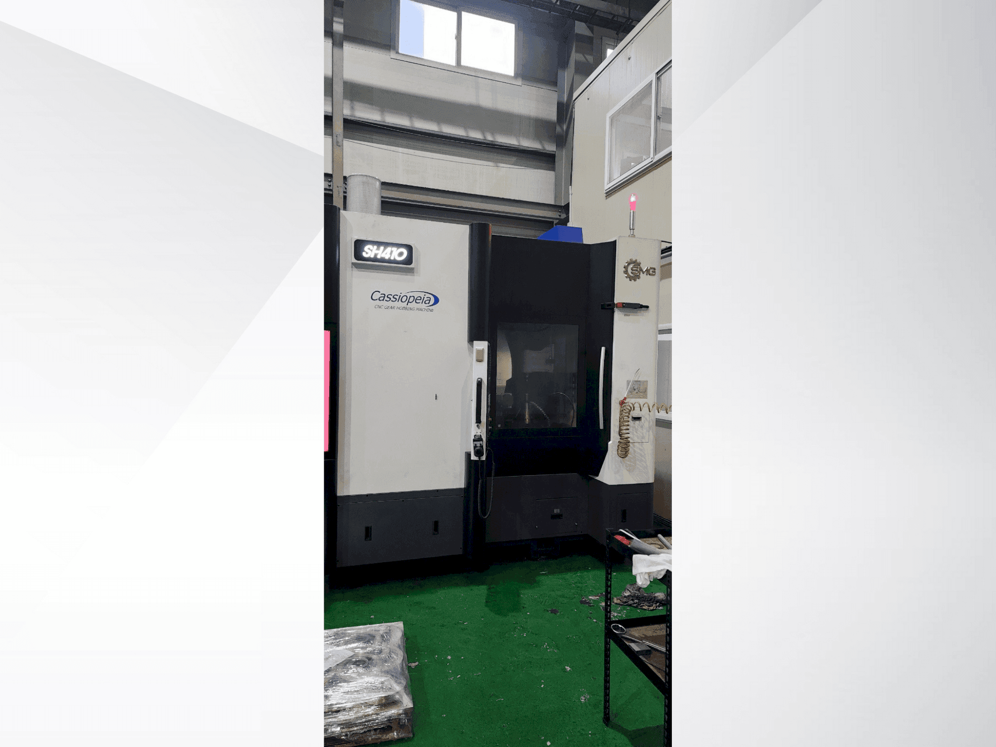 Makine SMG SH410 - Önden görünüm