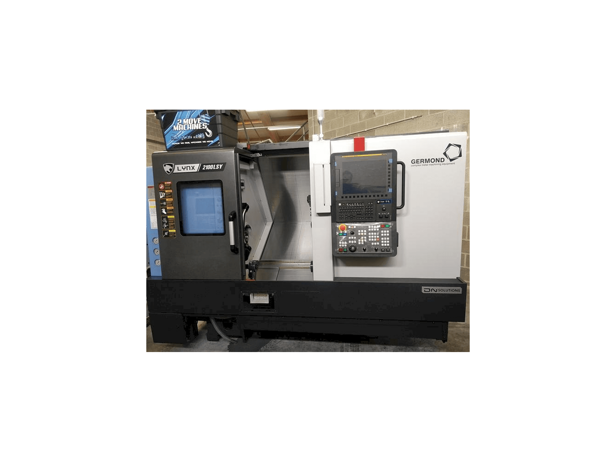 Makine DN SOLUTIONS LYNX 2100 LSYB - Önden görünüm