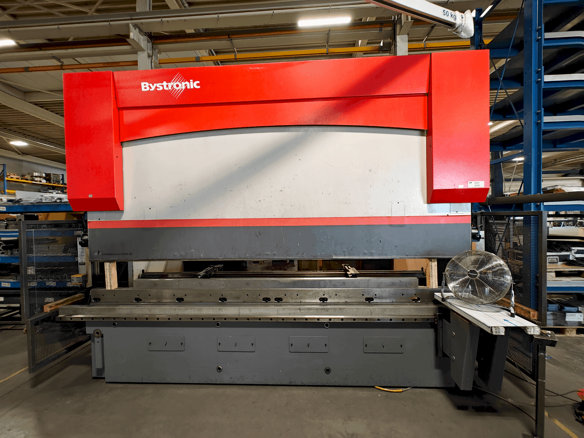 Makine Bystronic PR 200x4100 - Önden görünüm