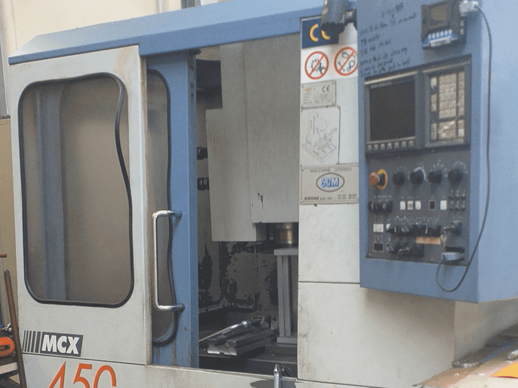 Makine FAMUP MCX 450 - Önden görünüm