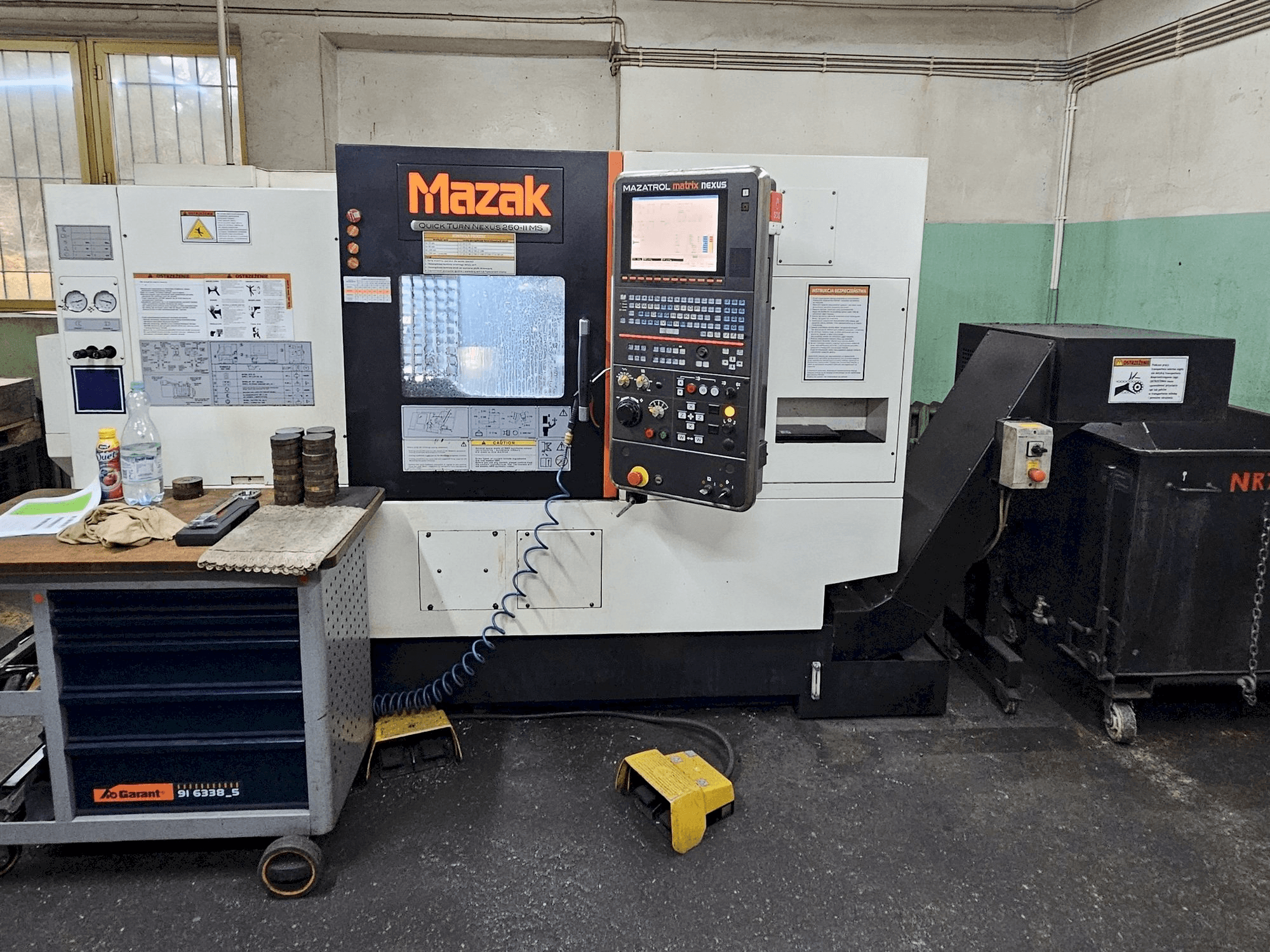 Makine Mazak Quickturn Nexus 250-II MS - Önden görünüm
