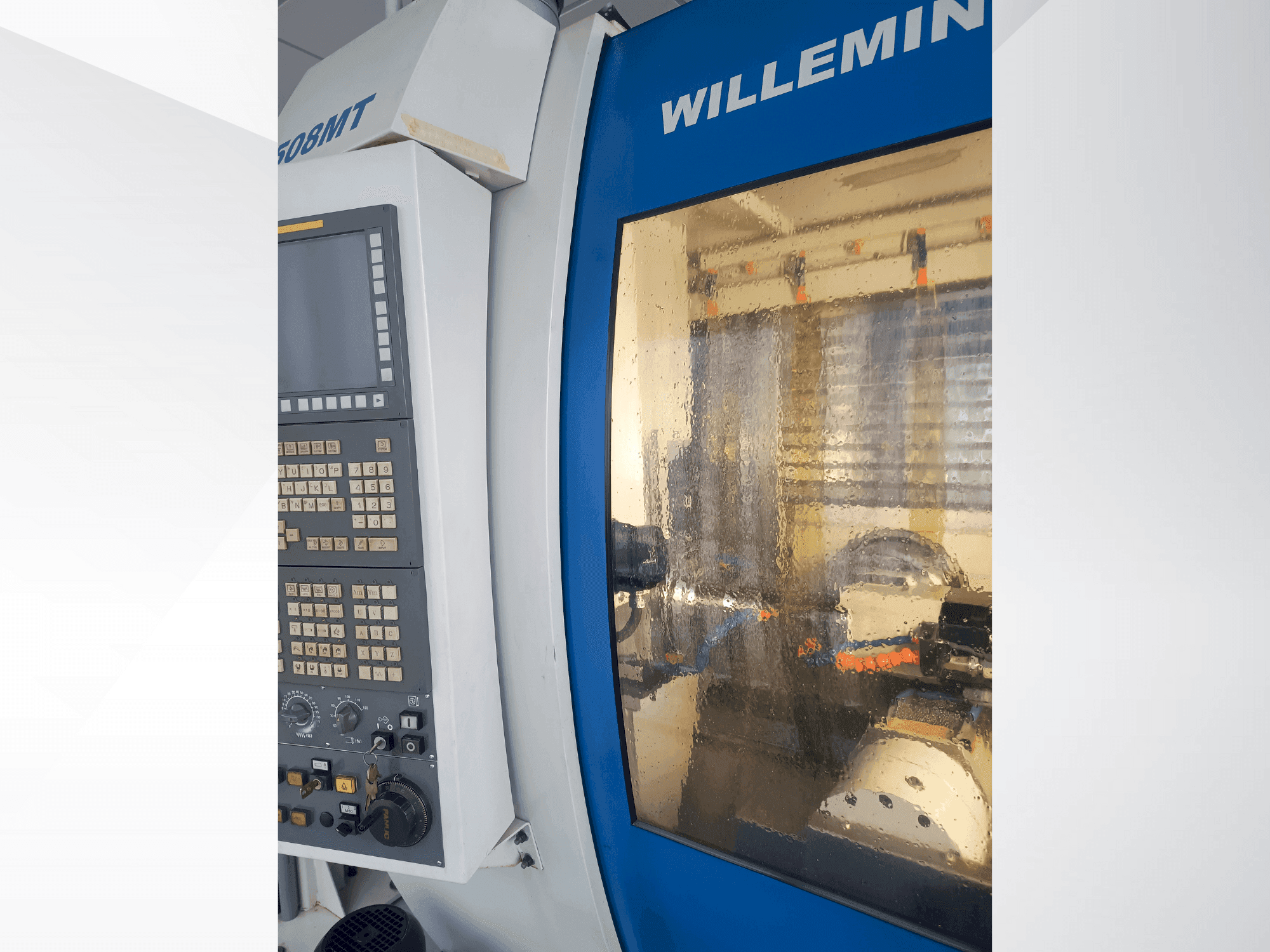 Makine WILLEMIN-MACODEL 508MT-195 - Önden görünüm