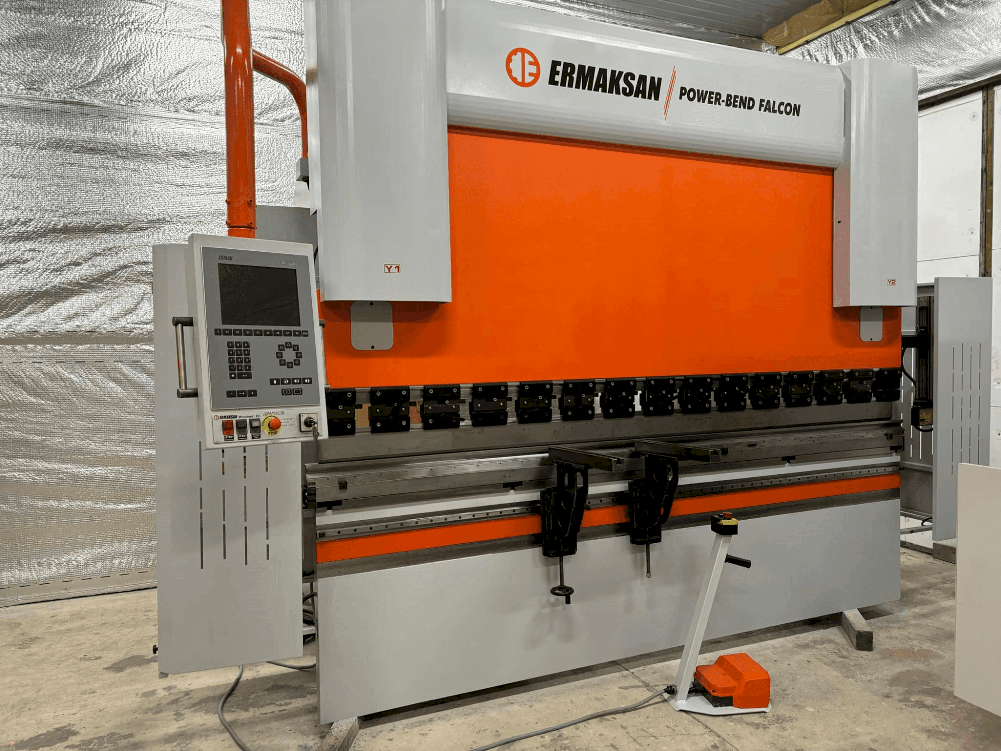 Makine ERMAKSAN POWER-BEND FALCON 3100X175 - Önden görünüm