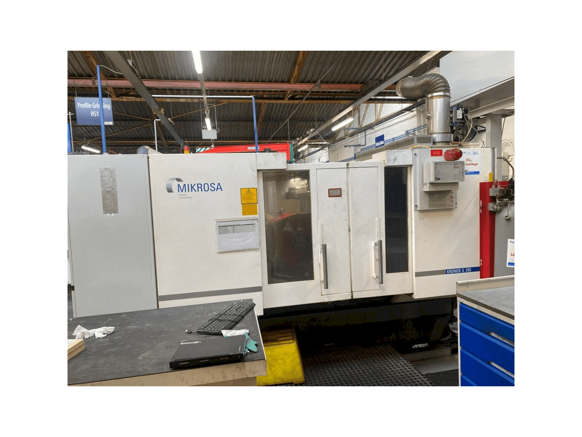 Makine Schaudt Mikrosa Kronos S250 - Önden görünüm