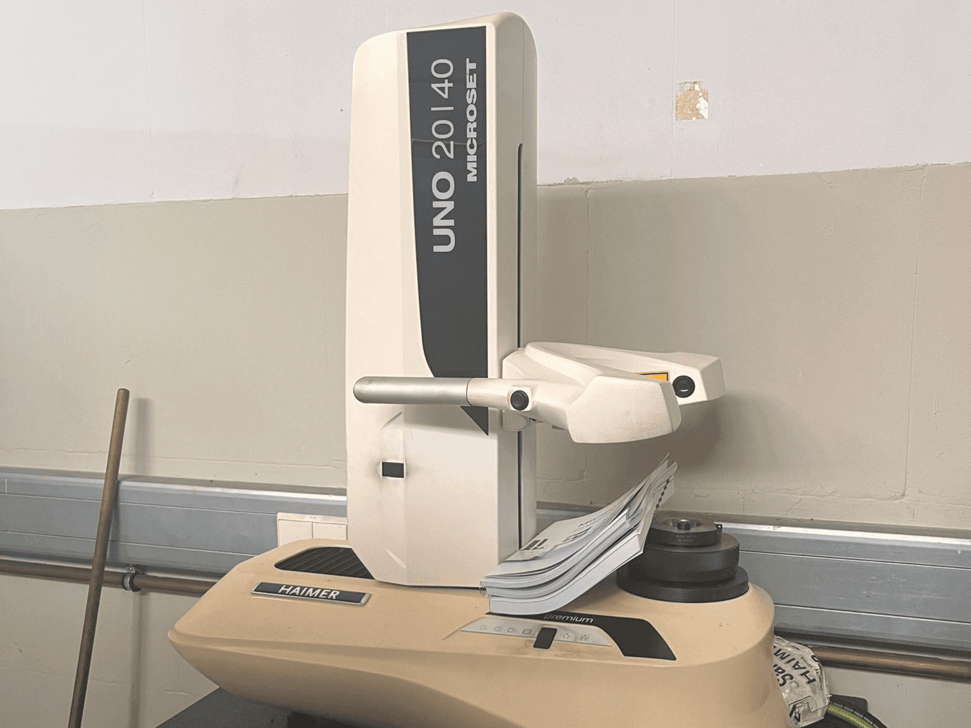 Makine HAIMER UNO 20|40 - Önden görünüm