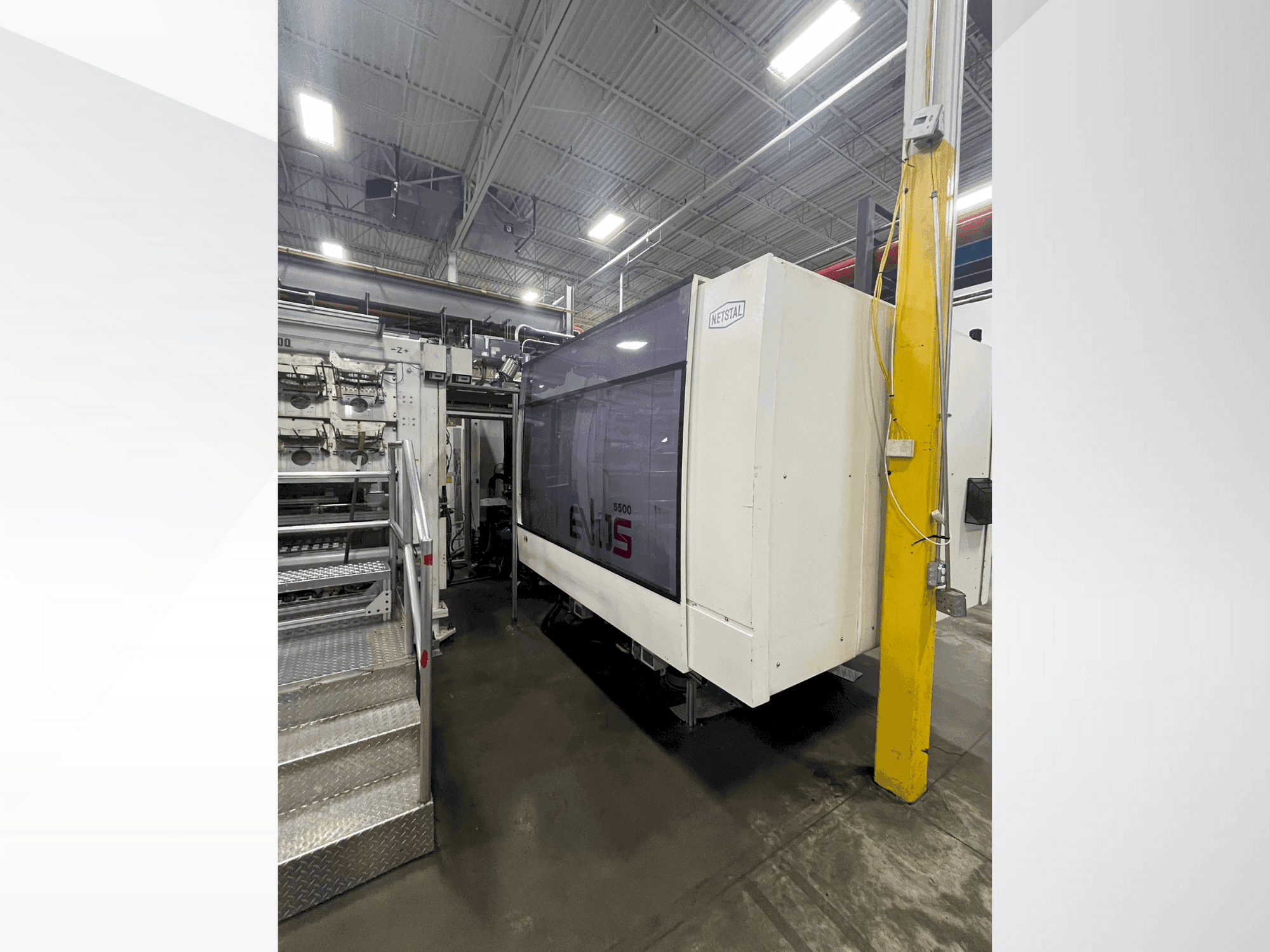 Makine Netstal EVOS 5500-2900 Speed - Önden görünüm