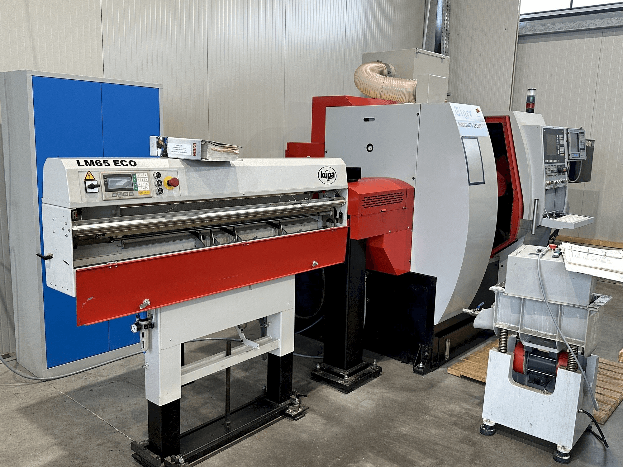 Makine EMCO Turn 332 MC - Önden görünüm