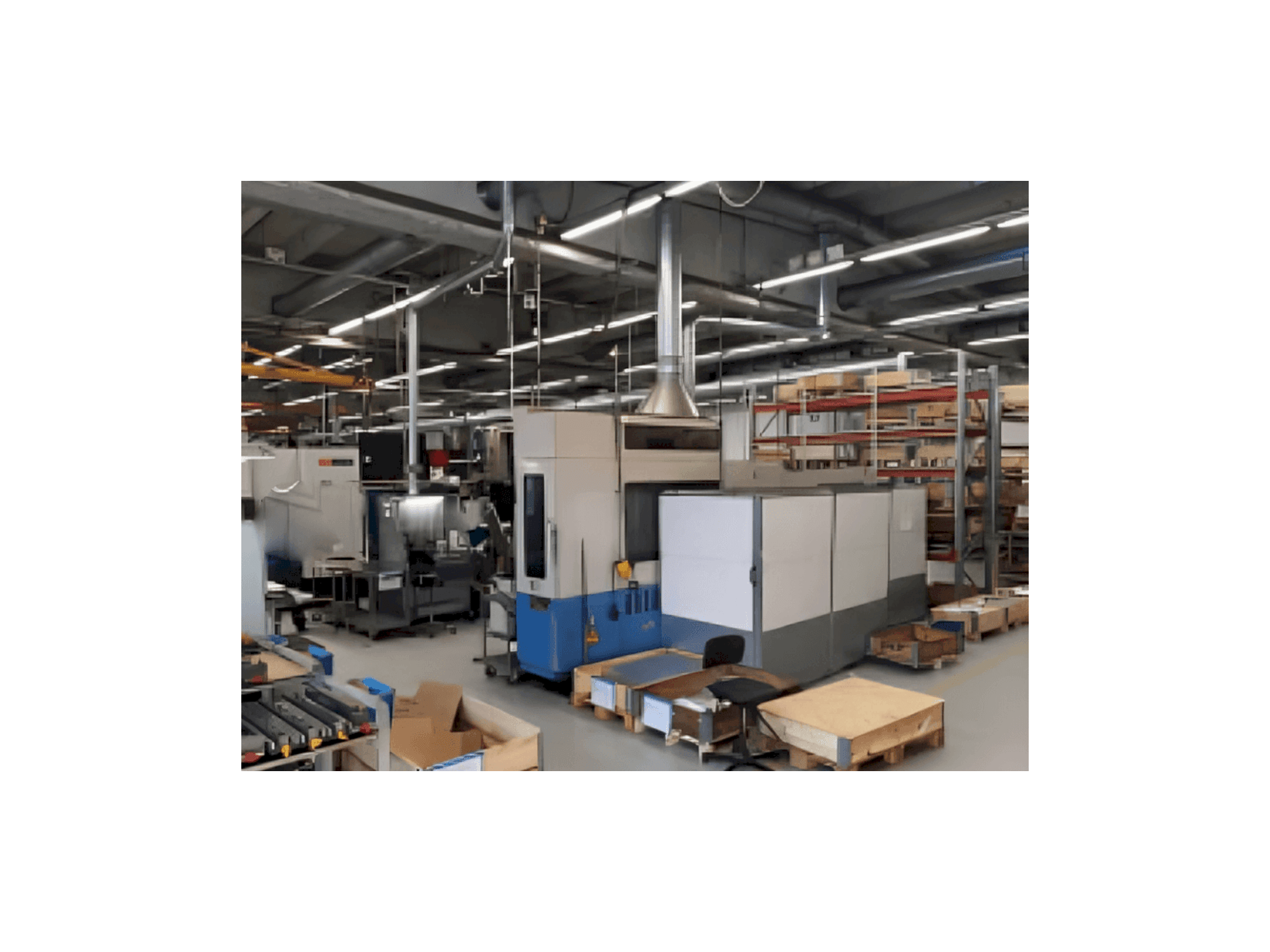 Makine Mazak H-500 - Önden görünüm