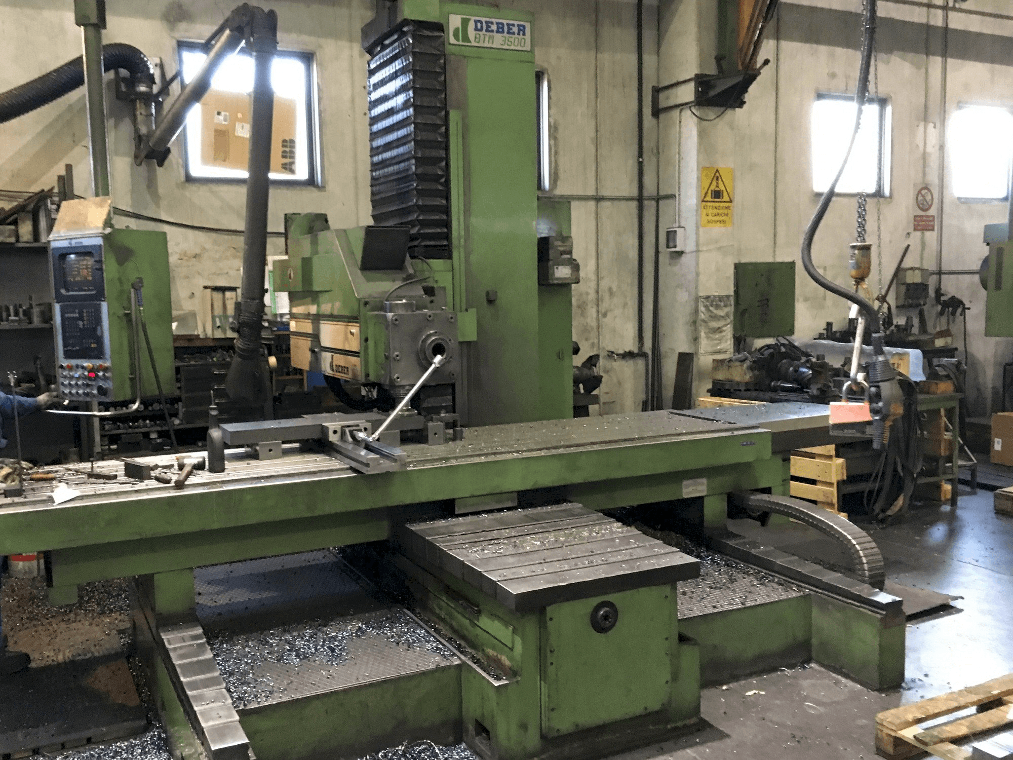 Makine DEBER BMT 3500 - Önden görünüm