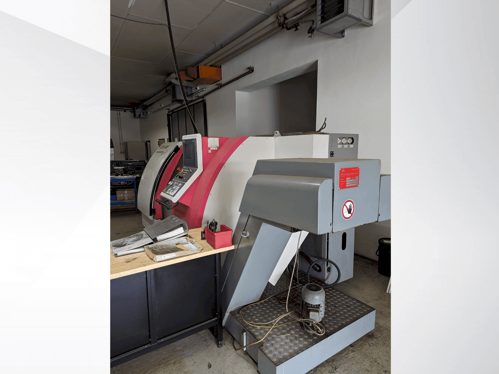 Makine Gildemeister CTX 400 Serie 2 (1998) - Sol taraftaki görüntü