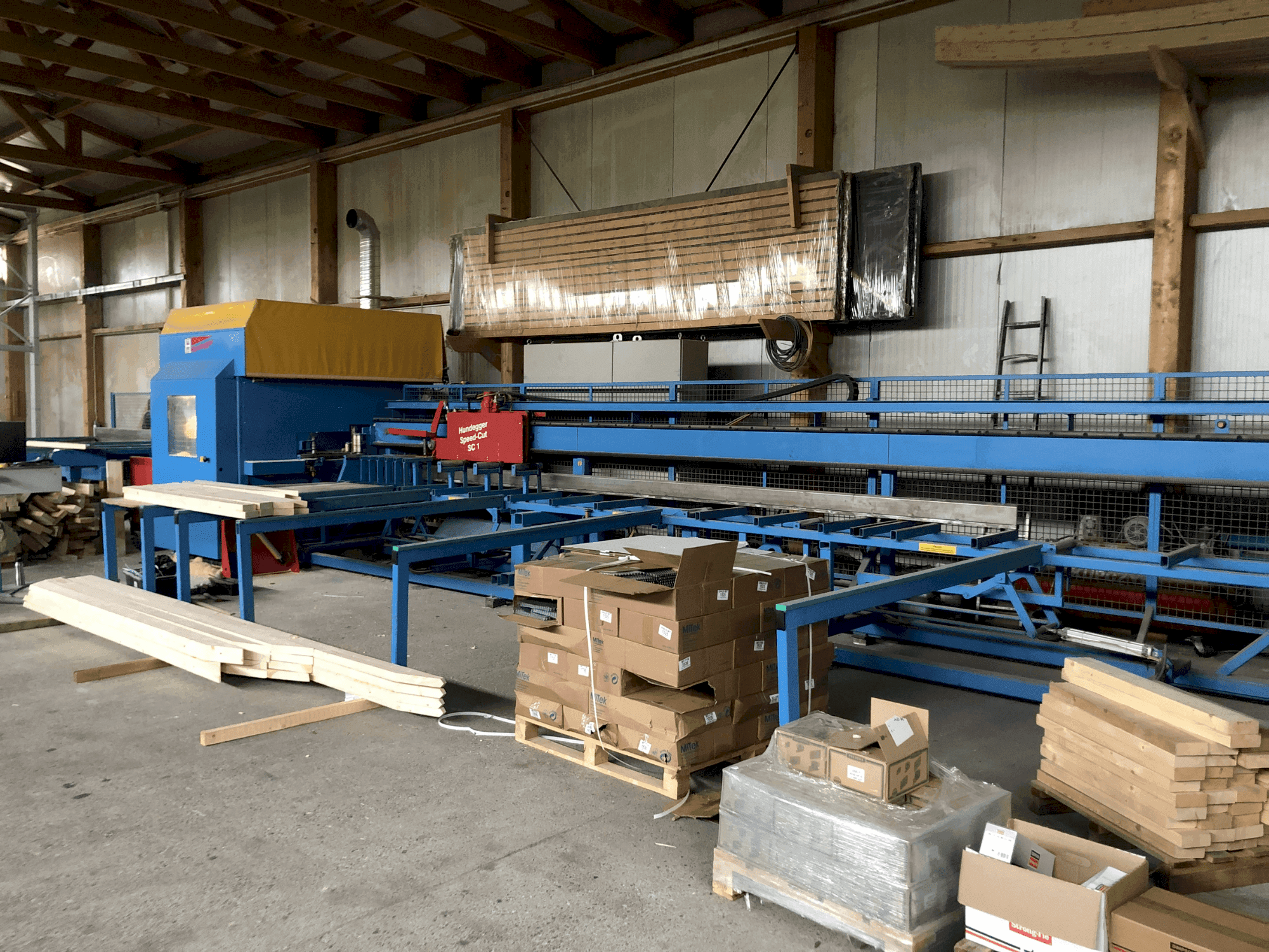 Makine HUNDEGGER Speed-Cut SC1 - Önden görünüm