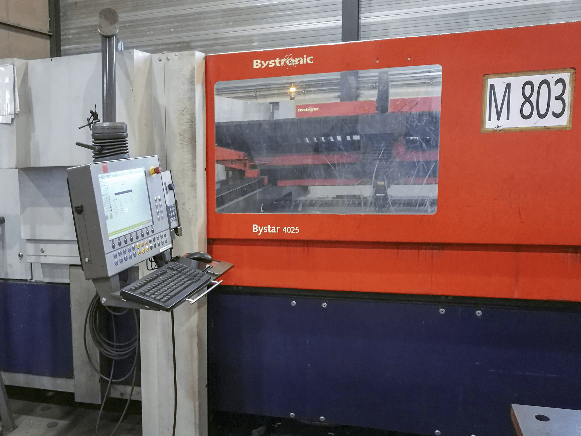 Makine Bystronic - Önden görünüm Bystar 4025 NT 80