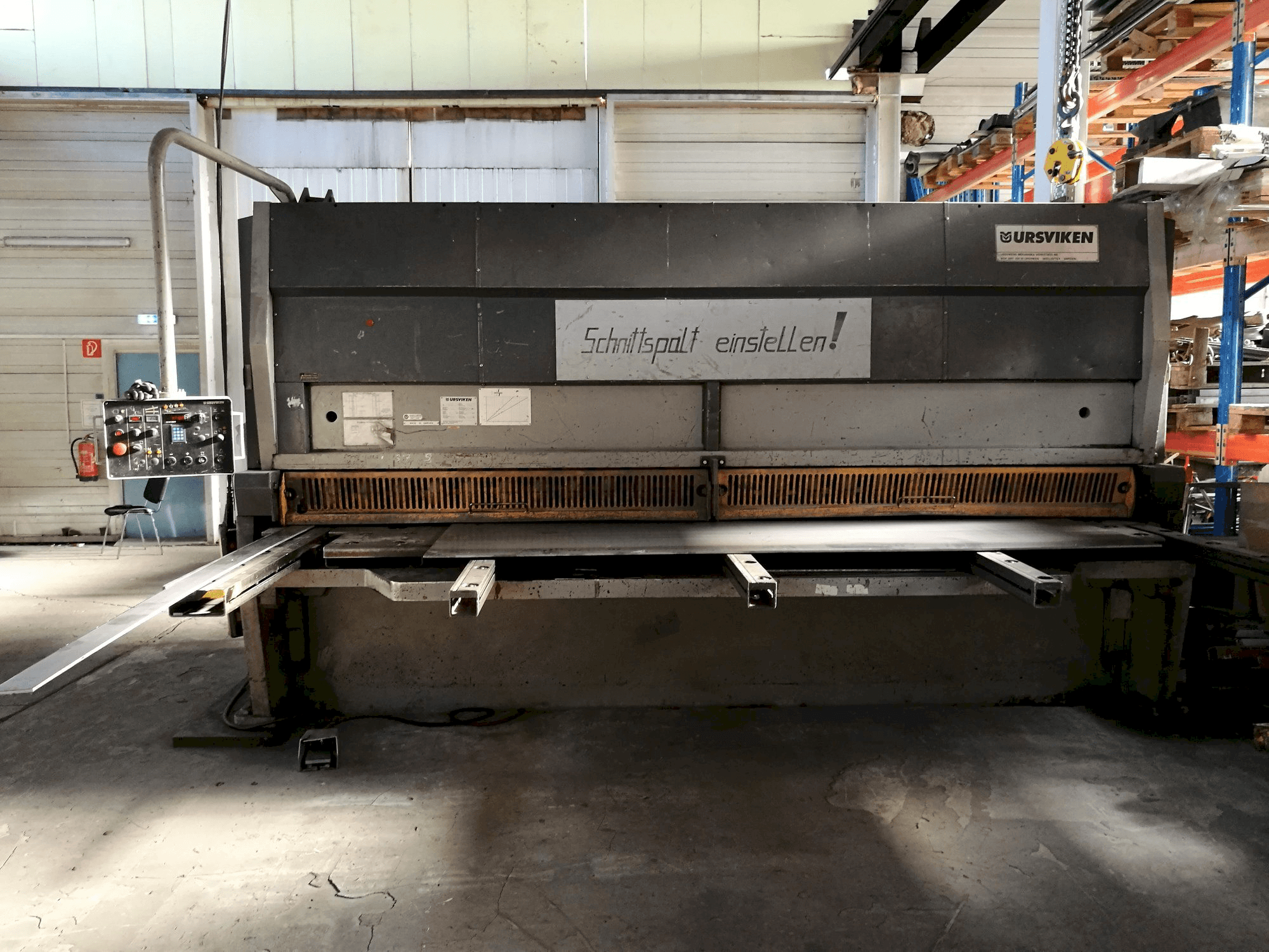 Makine Ursviken GSA 640 - Önden görünüm