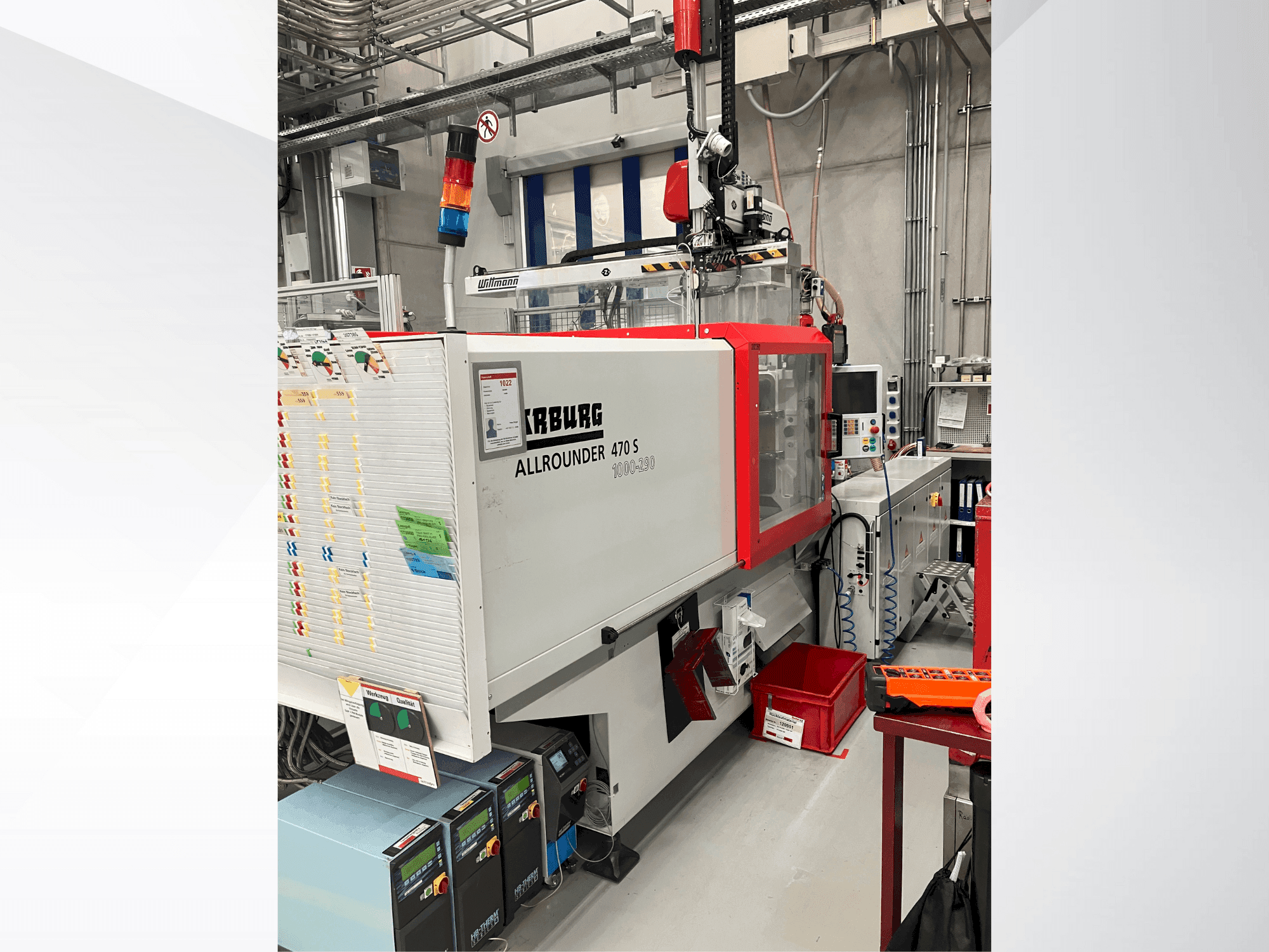 Makine Arburg Allrounder 470 S 1000-290 - Önden görünüm