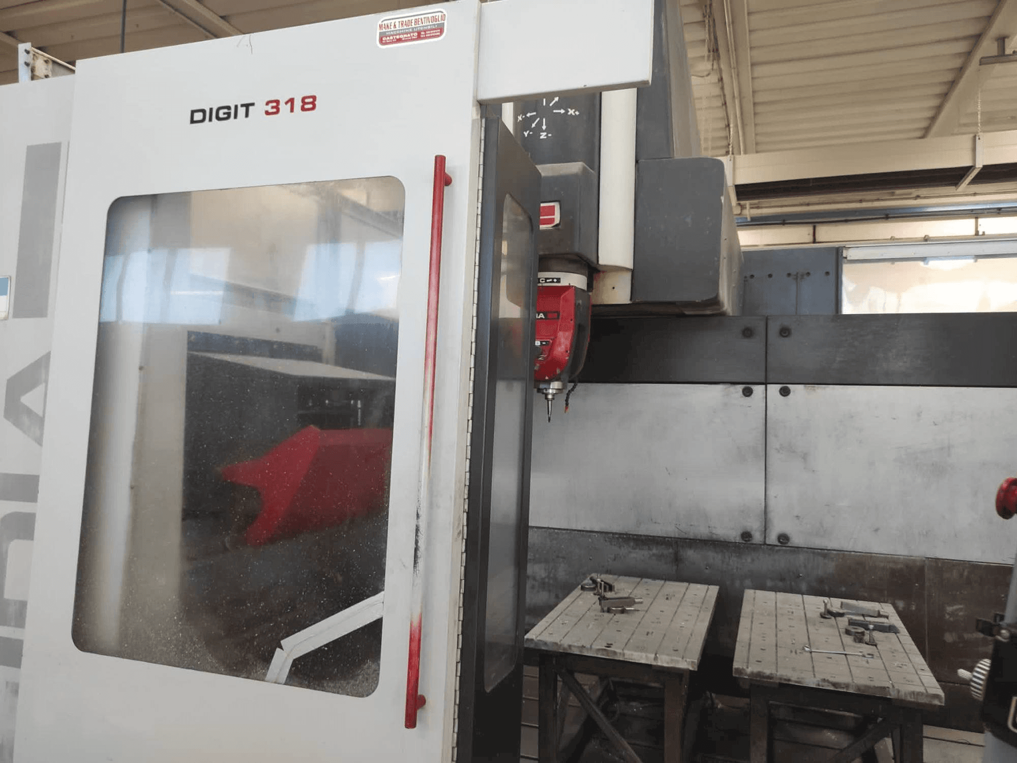 Makine Fidia Digit 318 - Sol taraftaki görüntü