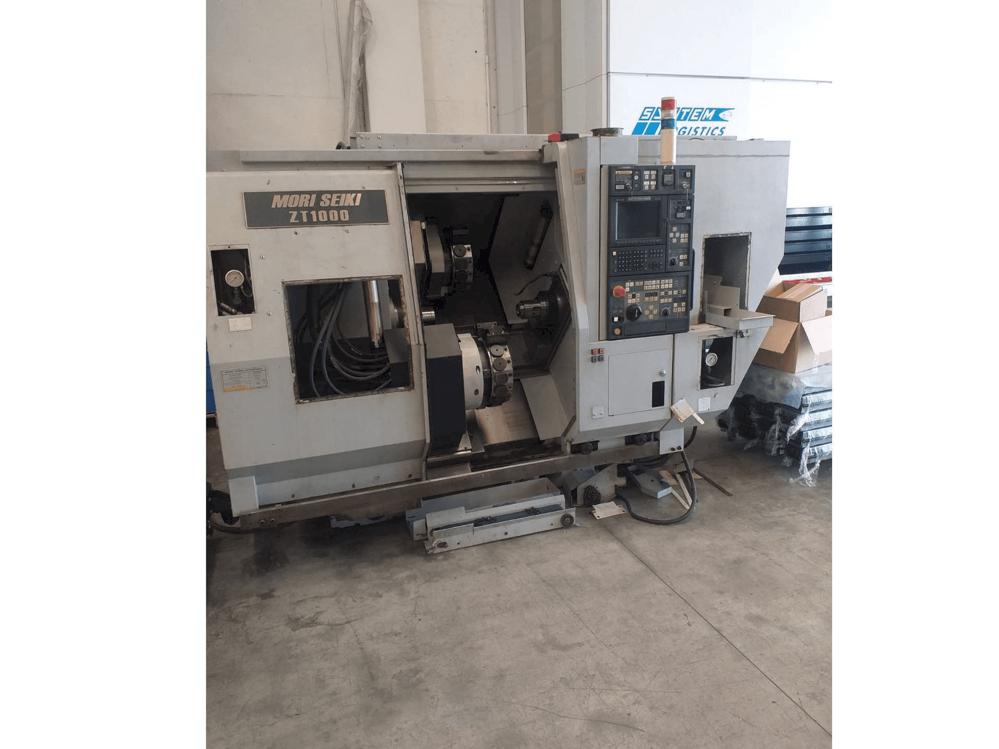 Makine MORI SEIKI ZT 1000 - Önden görünüm