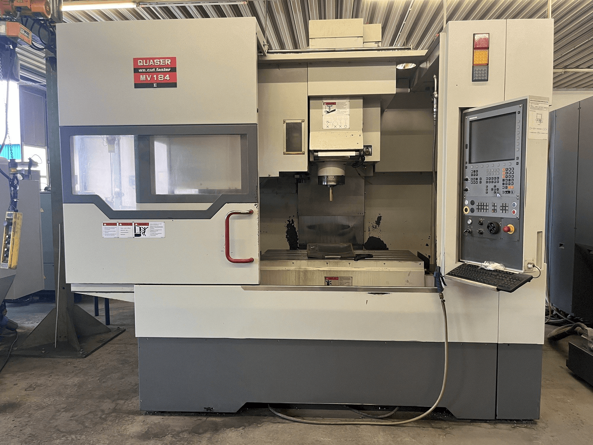 Makine Quaser MV 184E - Önden görünüm