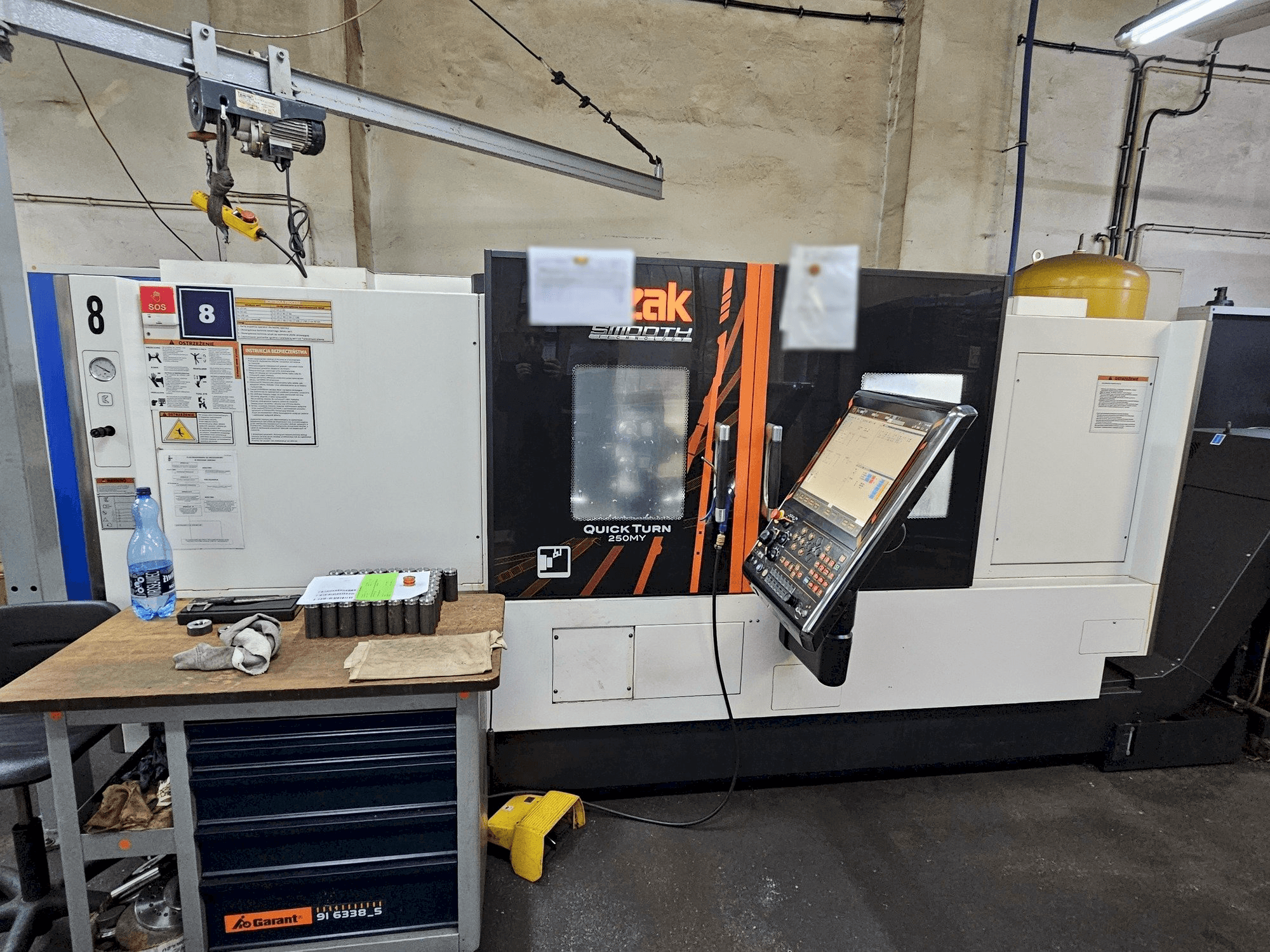 Makine Mazak QUICK TURN SMOOTH 250MY - Önden görünüm
