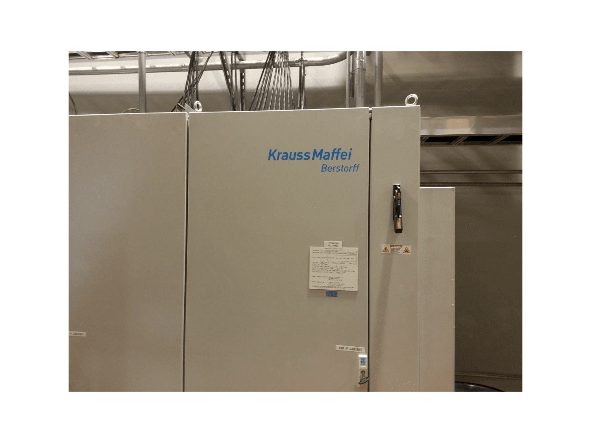 Makine Krauss Maffei Berstorff Extrusion Line - Önden görünüm