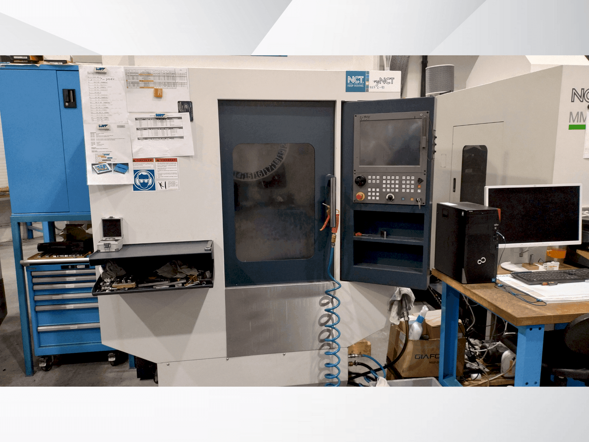 Makine NCT VD-510S - Önden görünüm