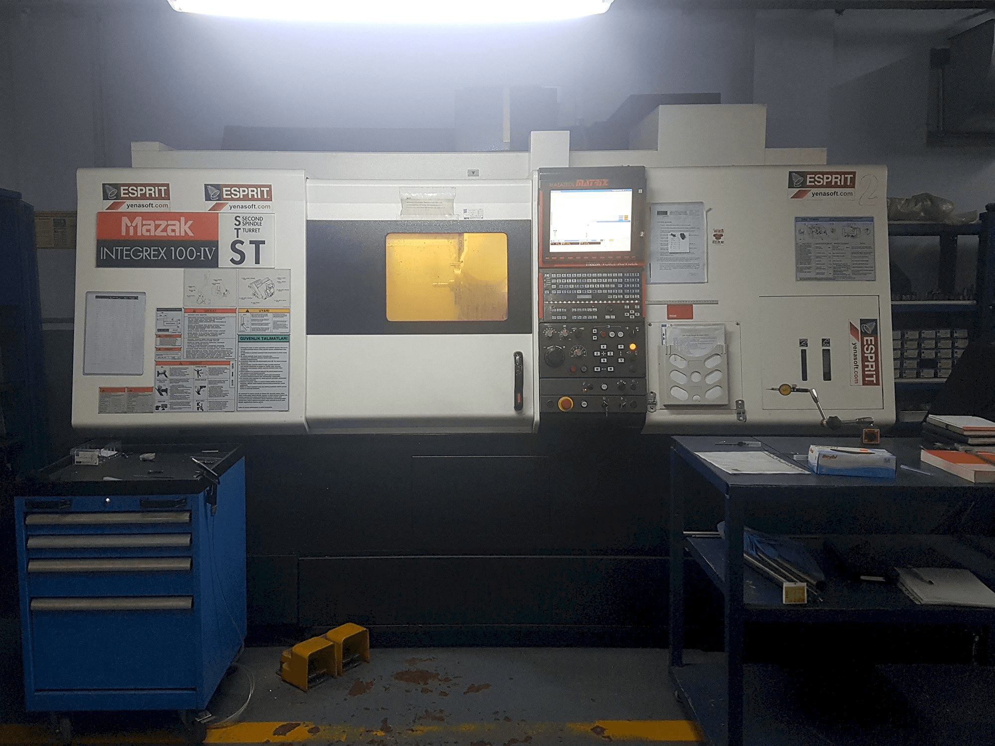 Makine Mazak Integrex 100-IV - Önden görünüm