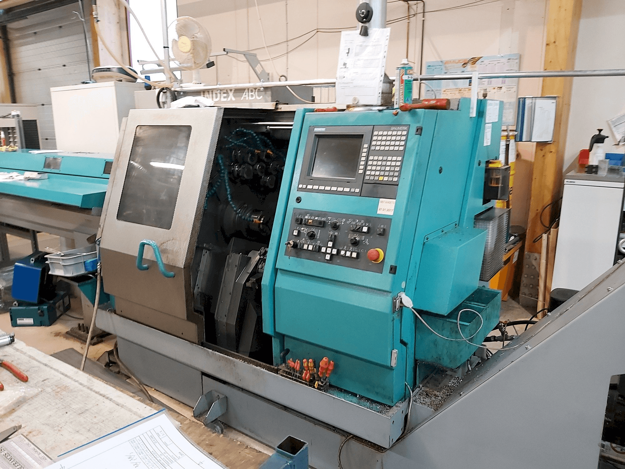 Makine Index ABC - Önden görünüm