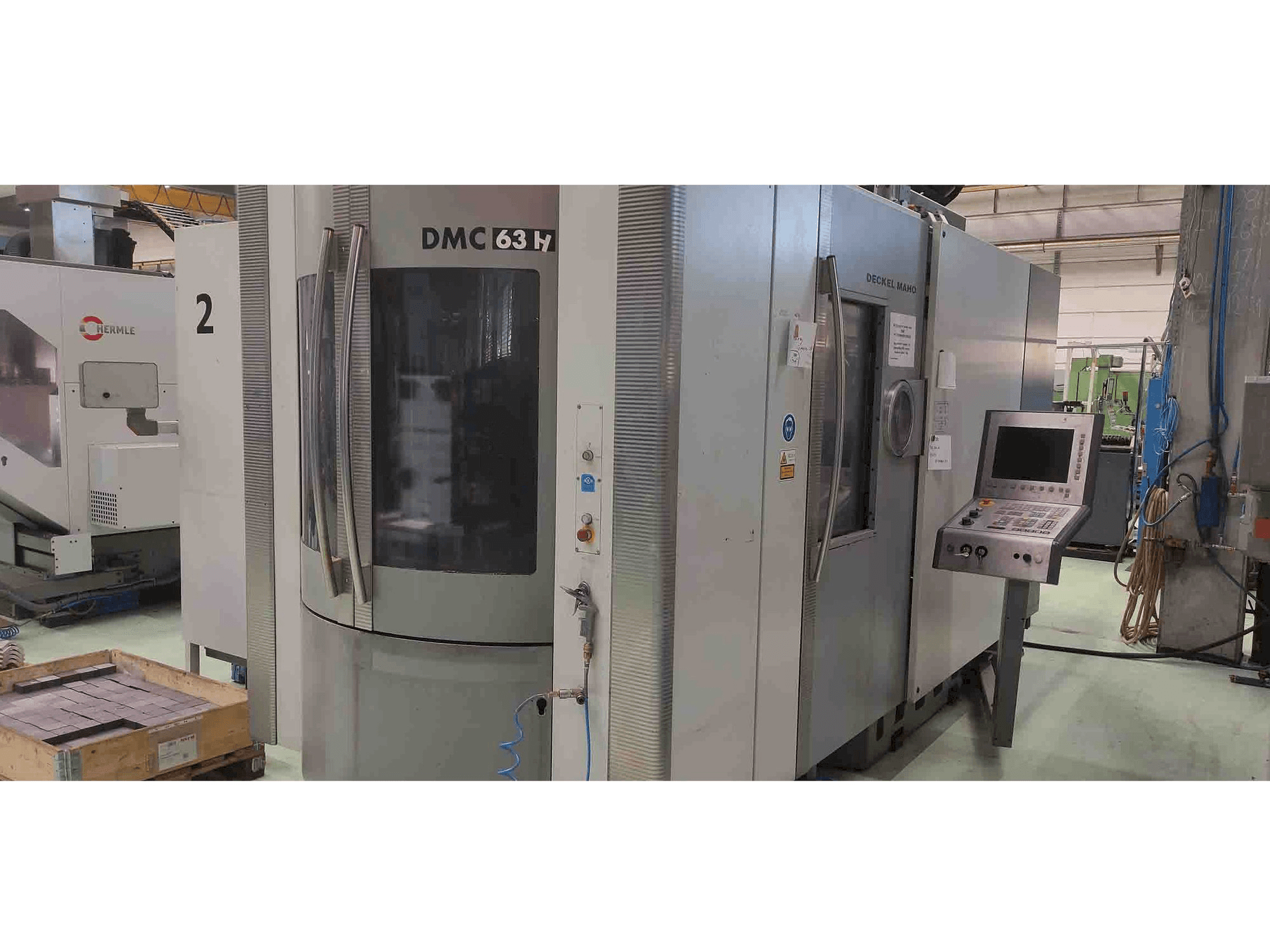 Makine DMG DMC63H - Önden görünüm