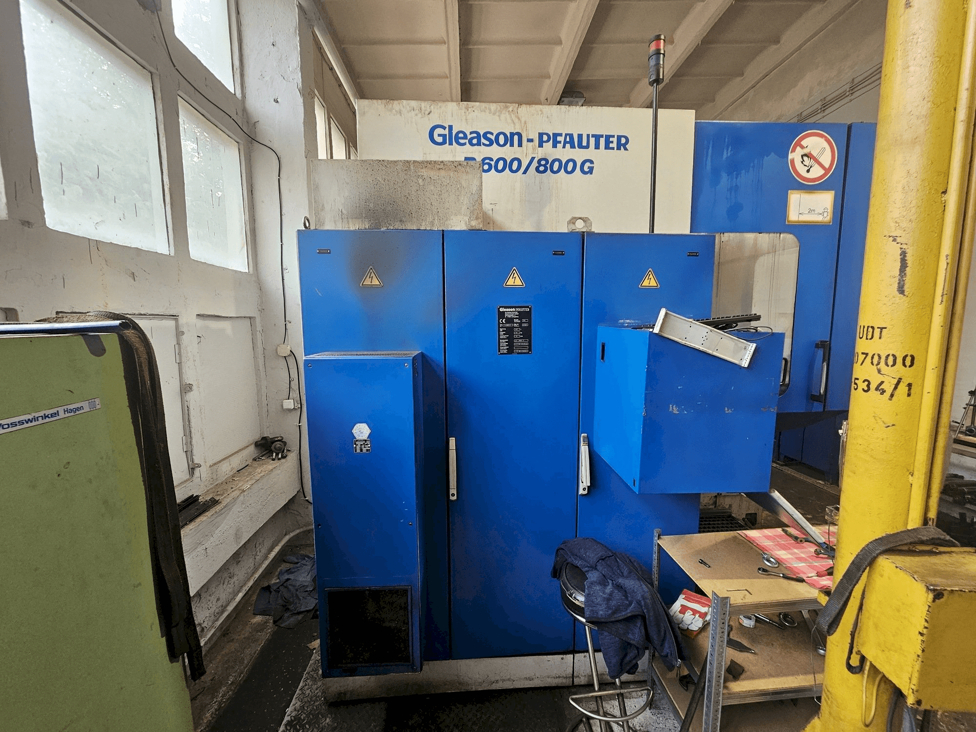 Makine Gleason PFAUTER P600/800 G - Önden görünüm