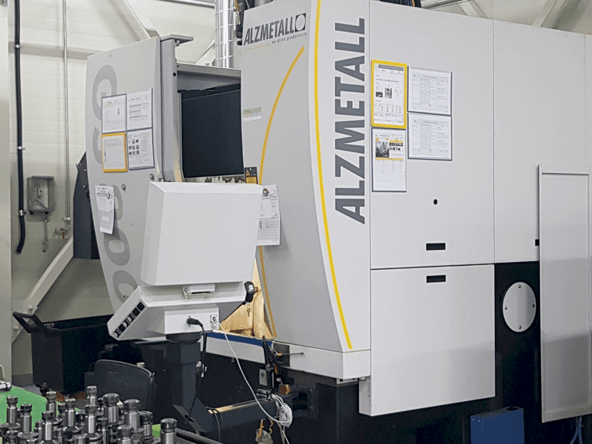 Makine Alzmetall GS800/5-T - Önden görünüm