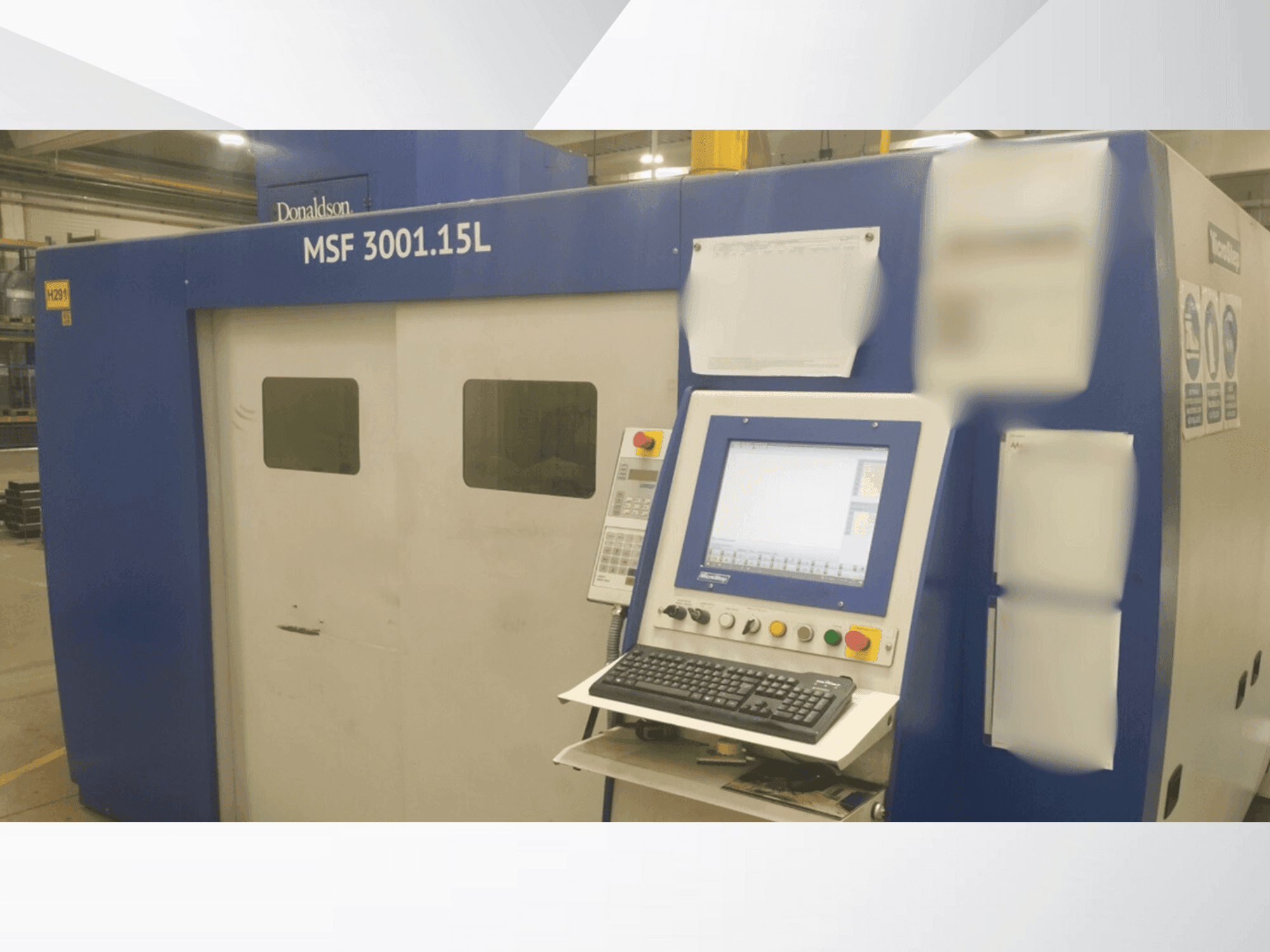 Makine MicroStep Fiber MSF 3001.15L - Önden görünüm