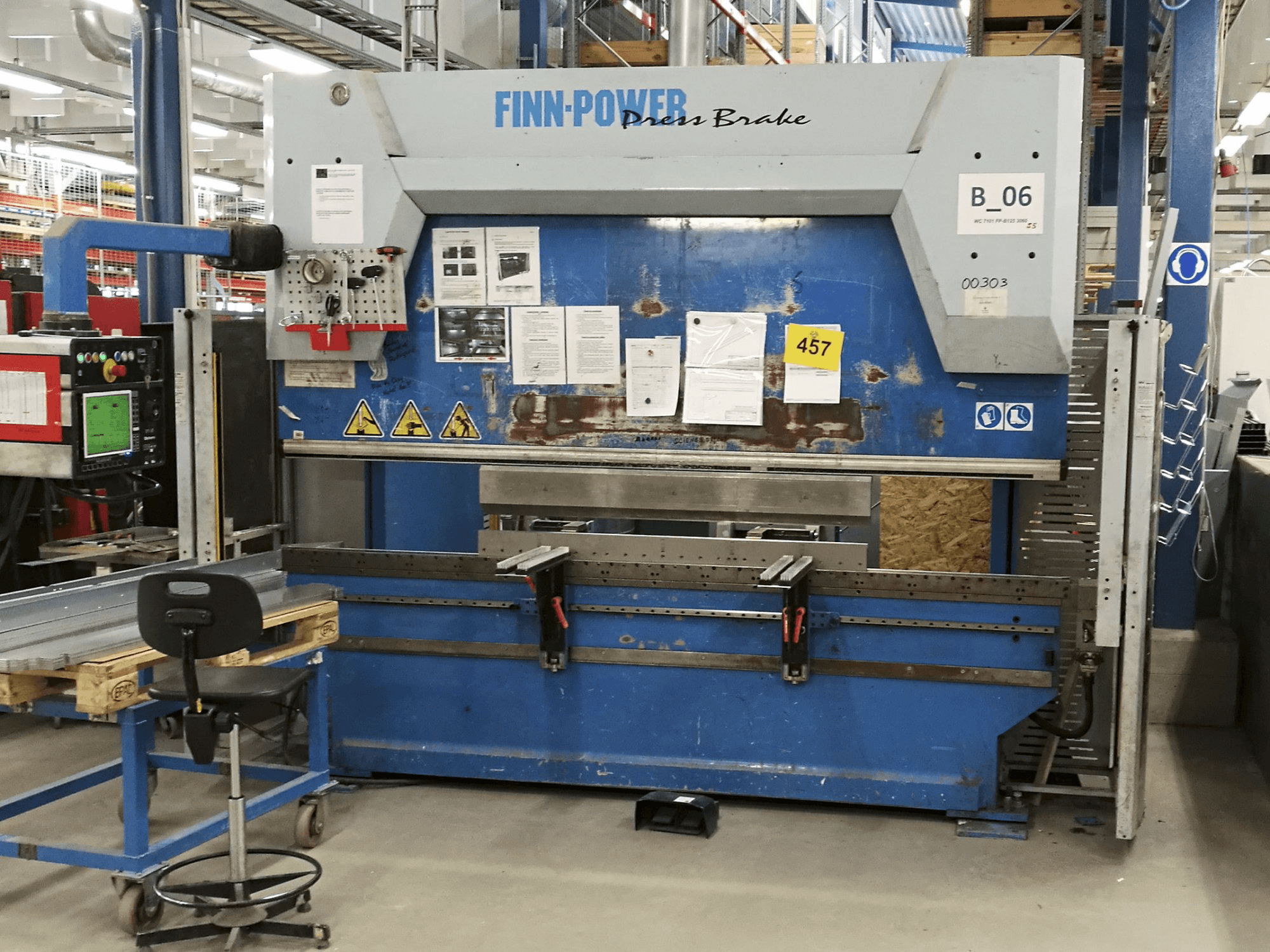 Makine Finn-Power - Önden görünüm B 125-3060-C6W-GC