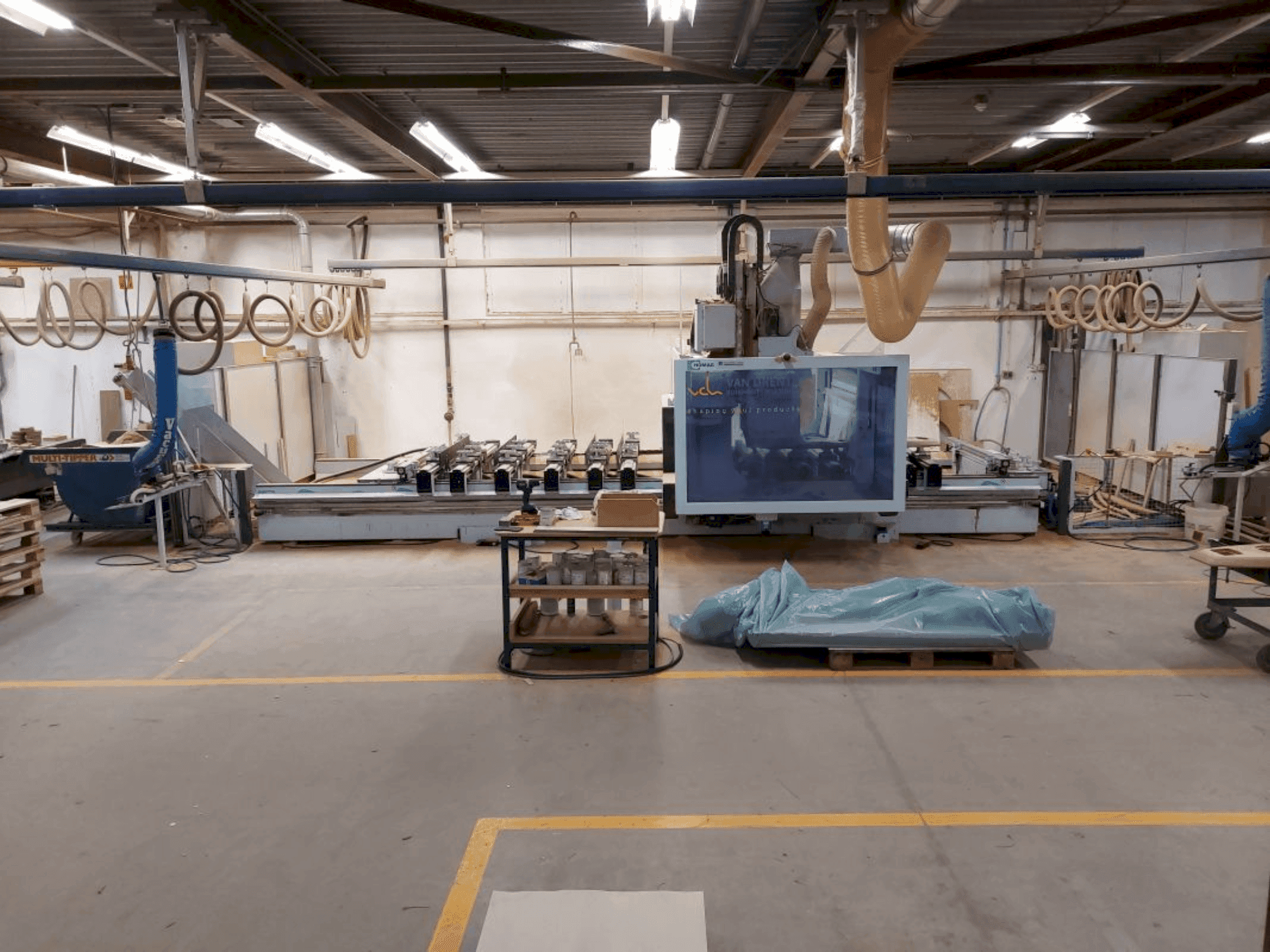 Makine HOMAG WEEKE Profi BMG 611/60/15/F/AP - Önden görünüm