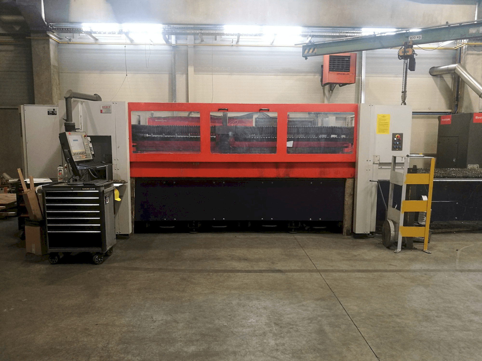 Makine Bystronic Bystar 3015 - Önden görünüm