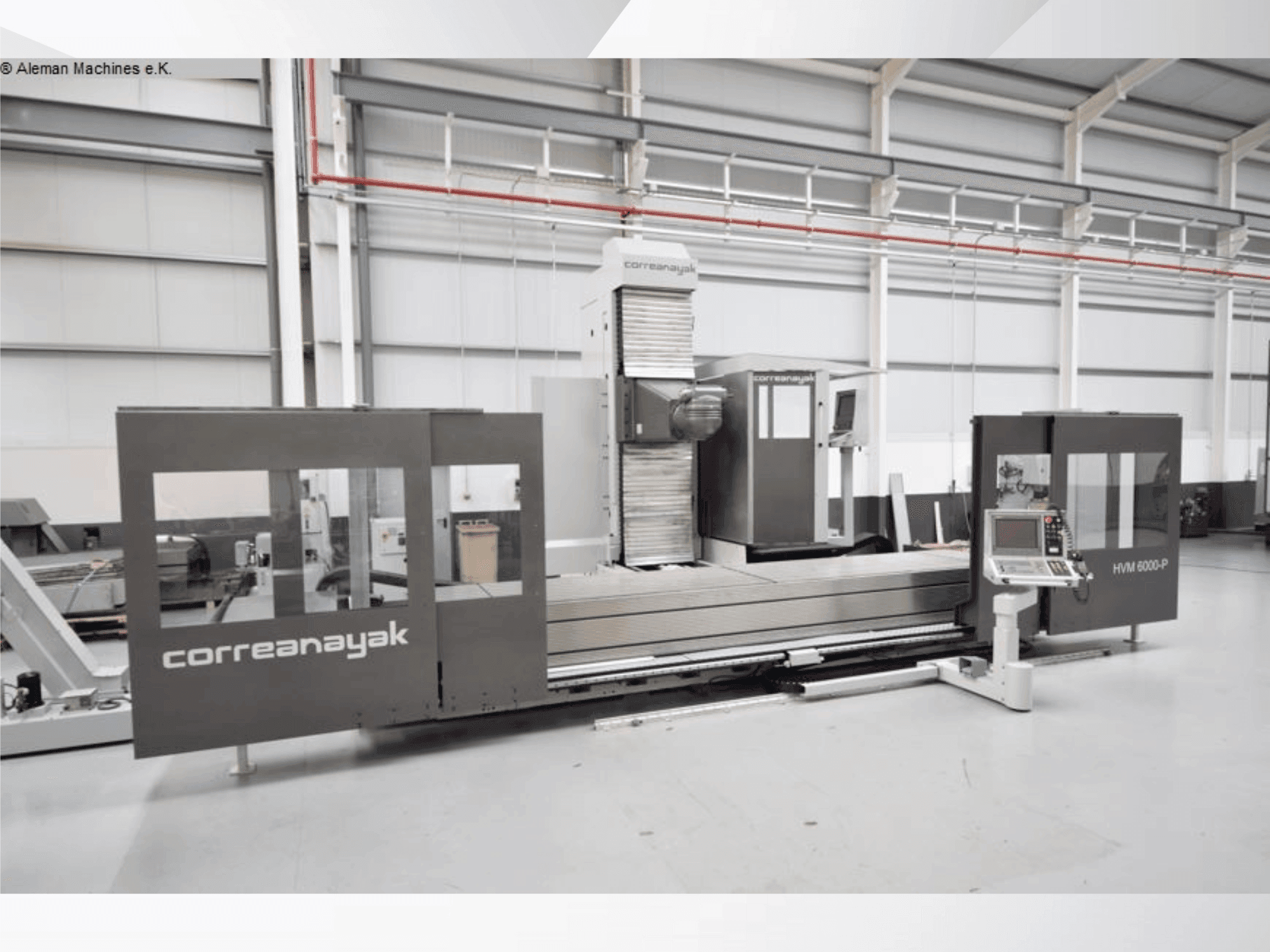 Makine ANAYAK HVM 6000 - Önden görünüm