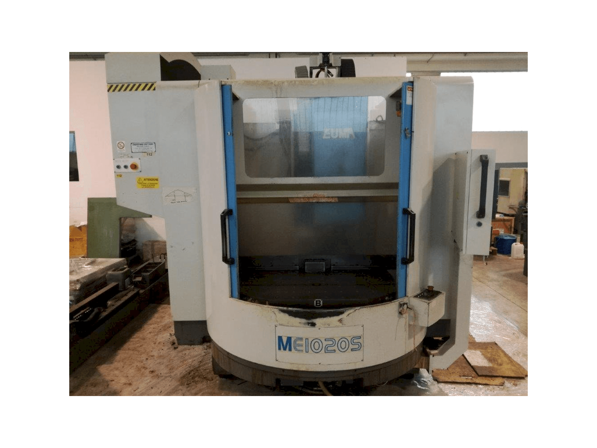 Makine EUMATECH ME-1020 S - Önden görünüm