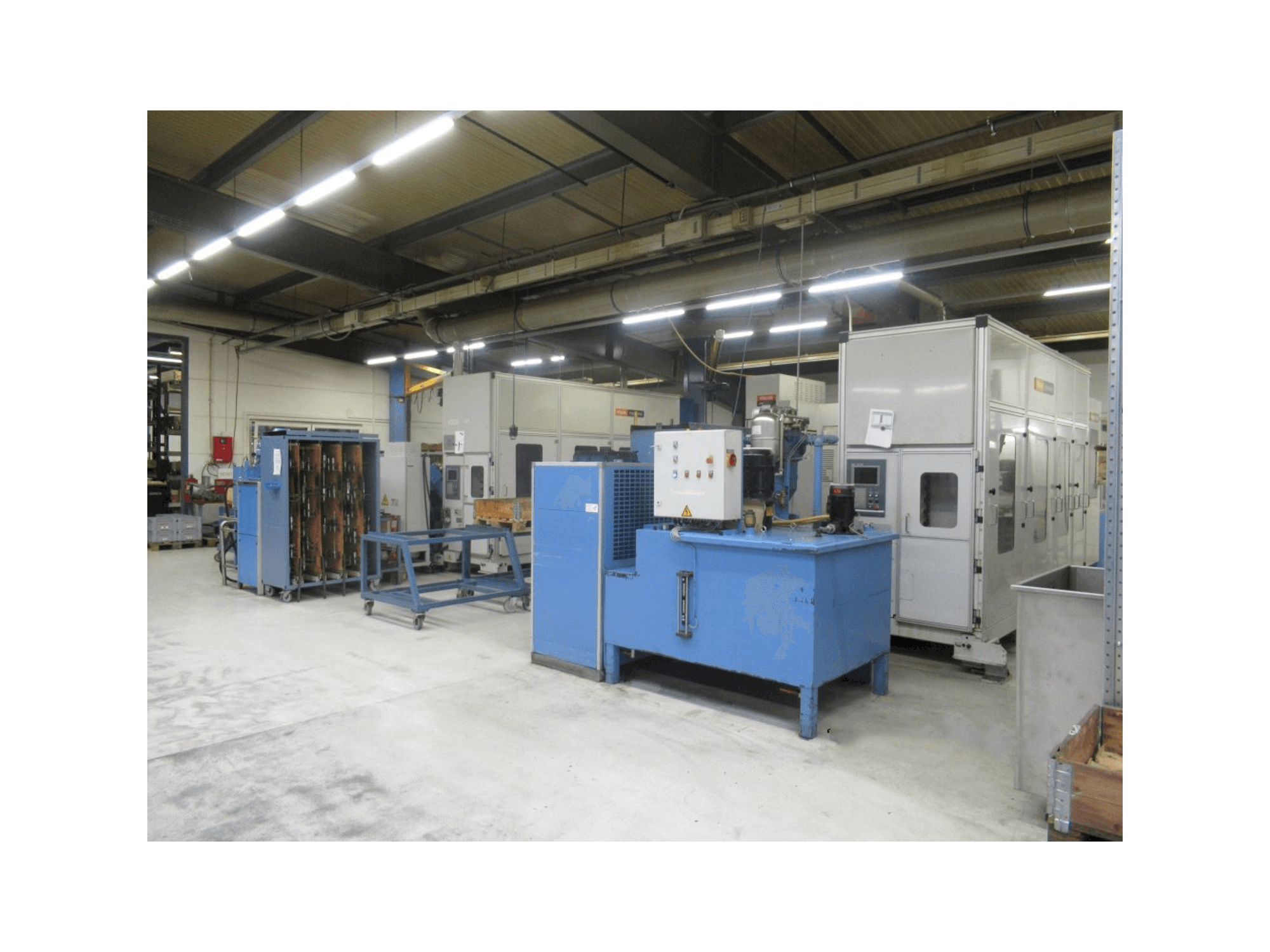 Makine Mazak PALLETECH Automation System Production Line - Önden görünüm