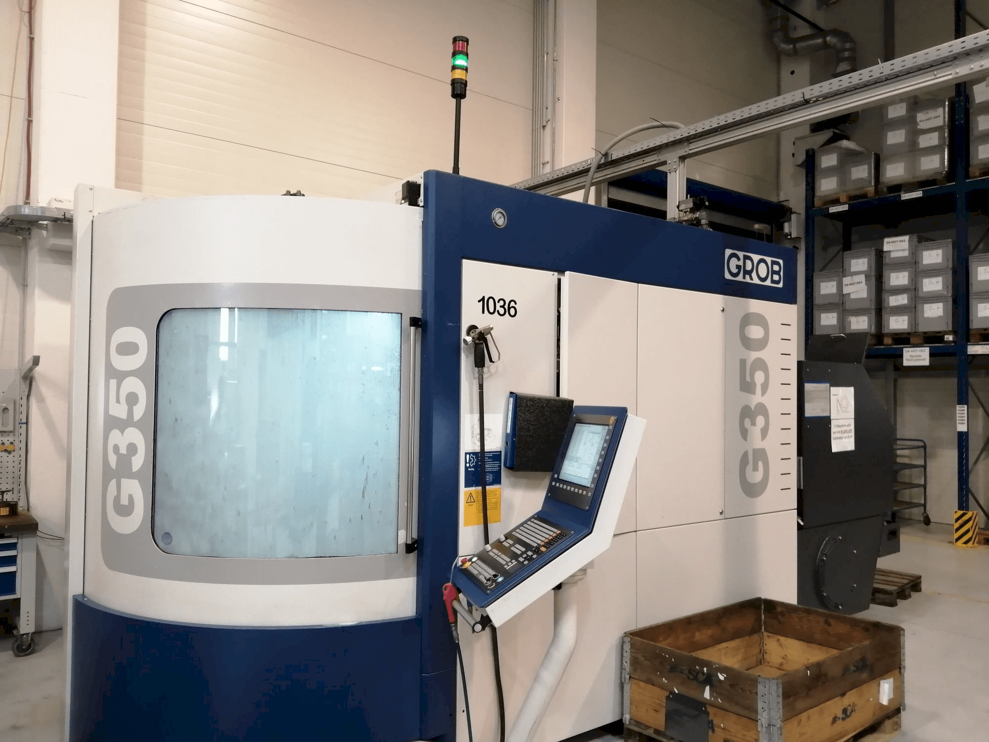 Makine GROB G350 - Önden görünüm