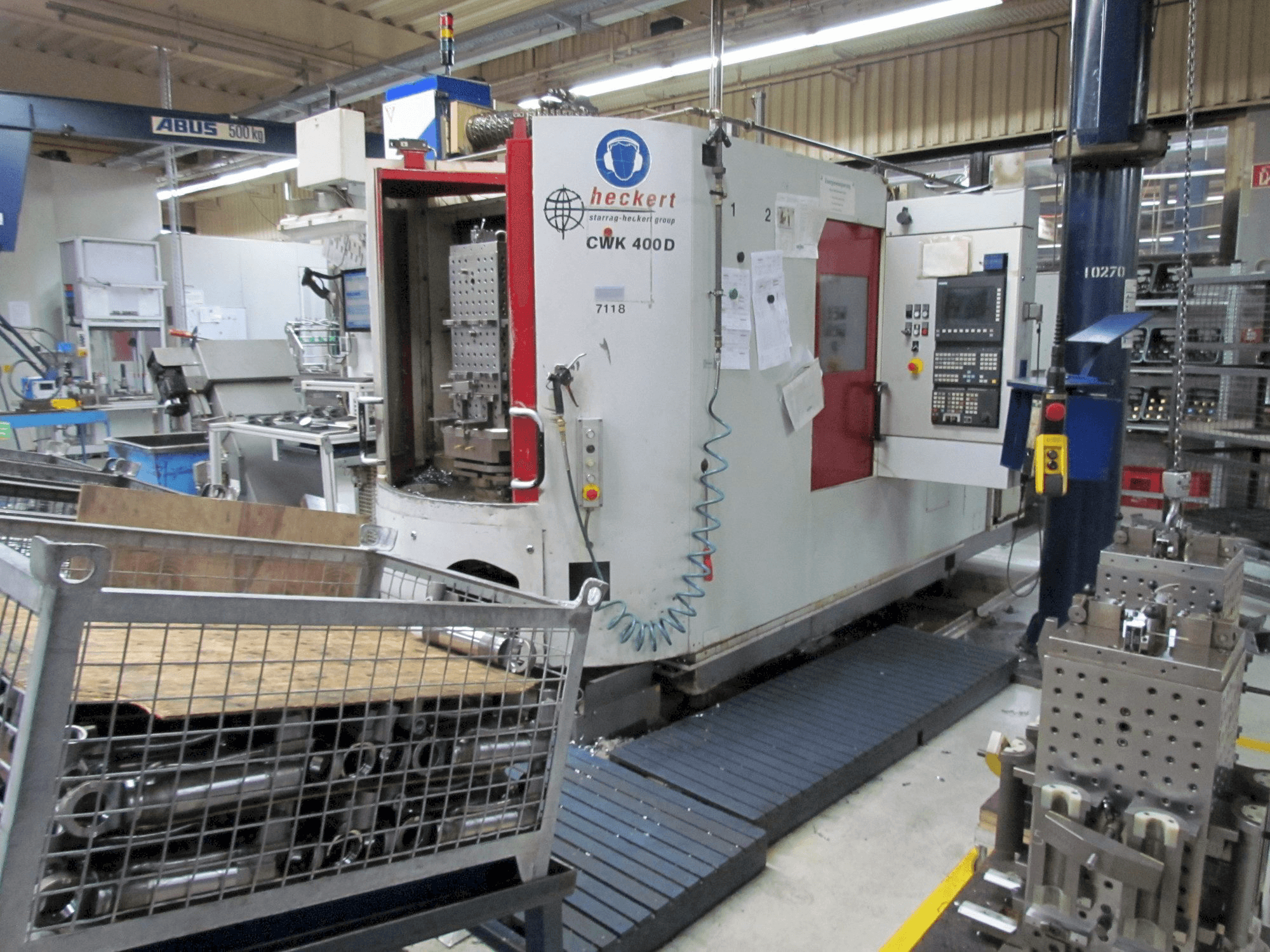 Makine Heckert CWK 400 D - Önden görünüm