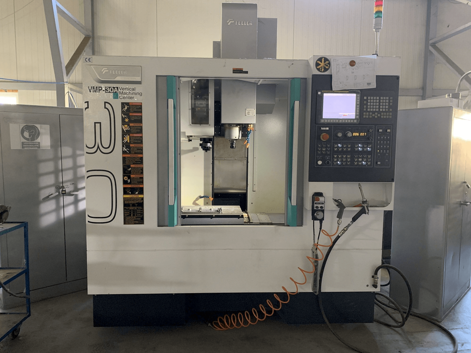 Makine Feeler VMP 30 - Önden görünüm